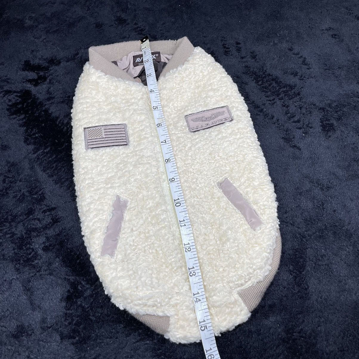 Rare Avirex fleece dog jacket