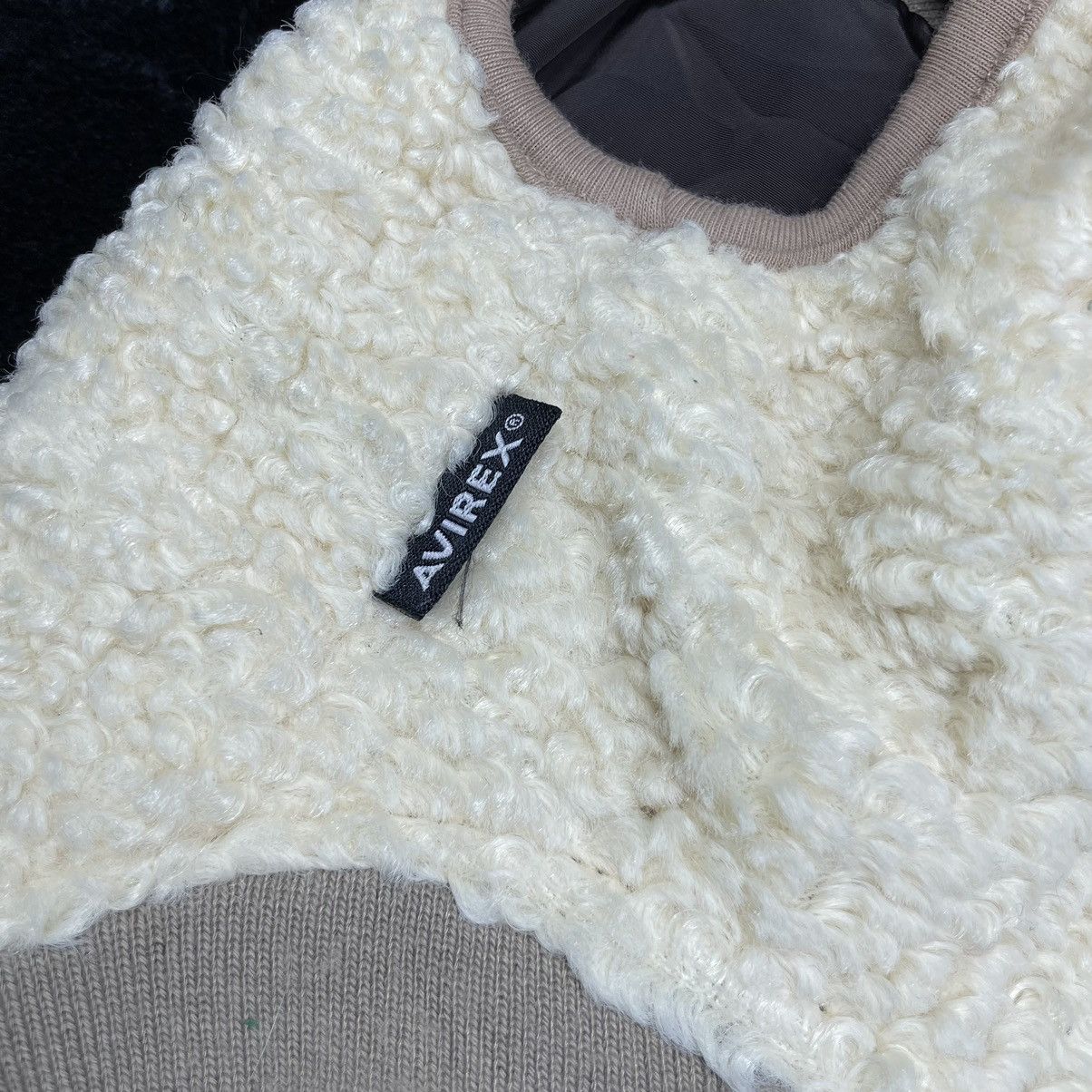 Rare Avirex fleece dog jacket