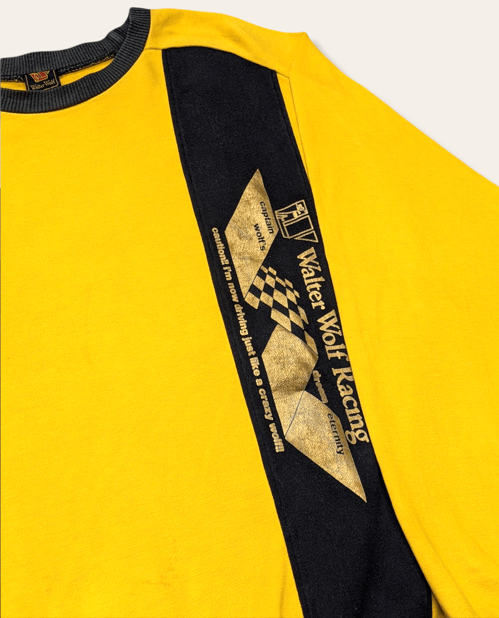 Japanese Brand × Vintage Vintage 80s Suzuki Walter Wolf Racing Team Sweatshirt Size US L / EU 52-54 / 3 - 3 Thumbnail