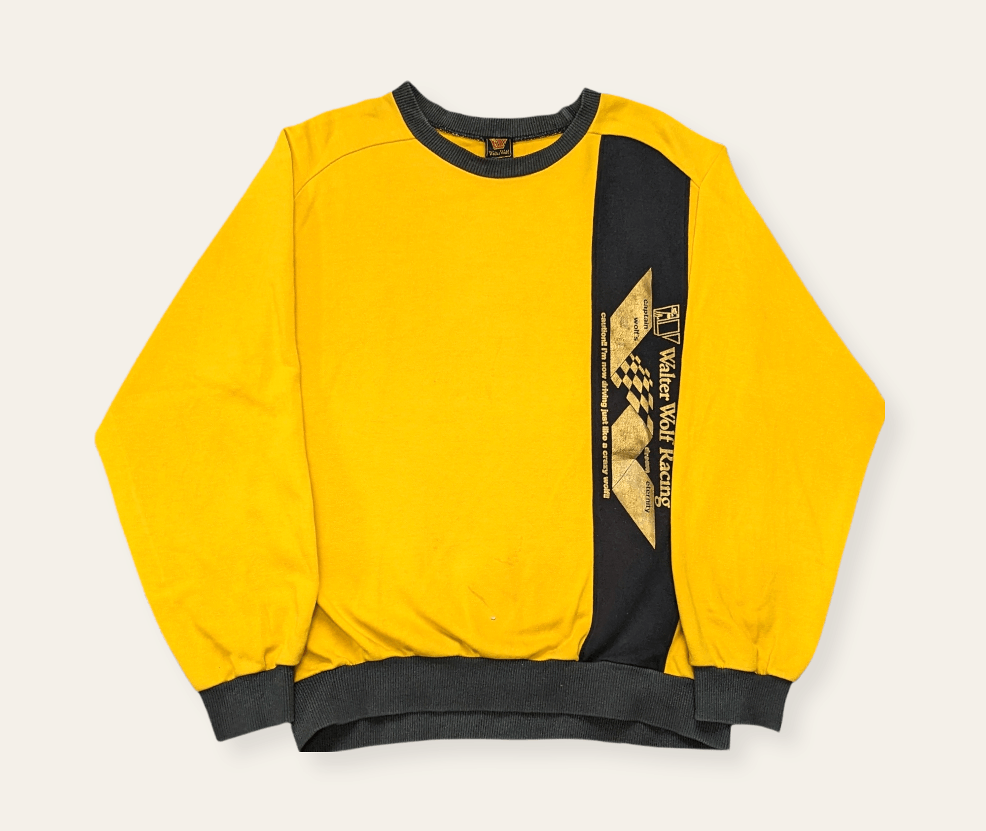 Japanese Brand × Vintage Vintage 80s Suzuki Walter Wolf Racing Team Sweatshirt Size US L / EU 52-54 / 3 - 1 Thumbnail