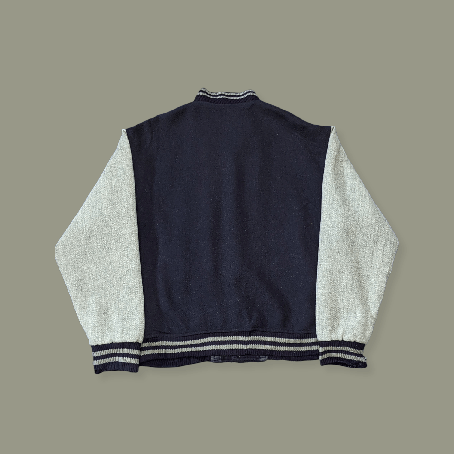 Japanese Brand × Vintage Vintage 90s Varsity M Champion Distressed Varsity Jacket Size US M / EU 48-50 / 2 - 2 Thumbnail