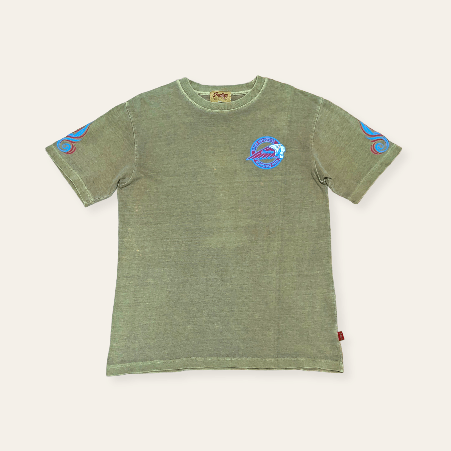 Indian Motorcycle × Vintage Vintage Indian Motorcycle USA T shirt Size US L / EU 52-54 / 3 - 3 Thumbnail