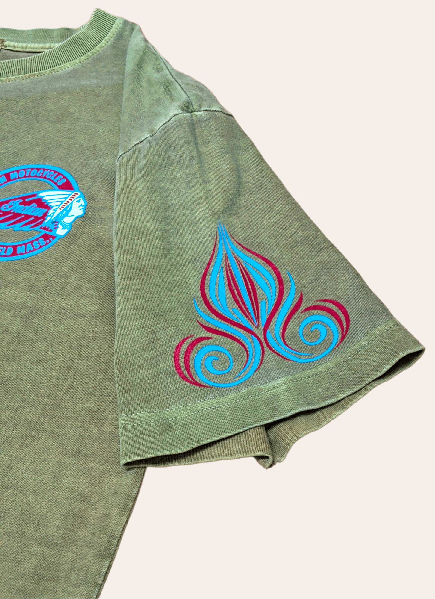 Indian Motorcycle × Vintage Vintage Indian Motorcycle USA T shirt Size US L / EU 52-54 / 3 - 6 Thumbnail