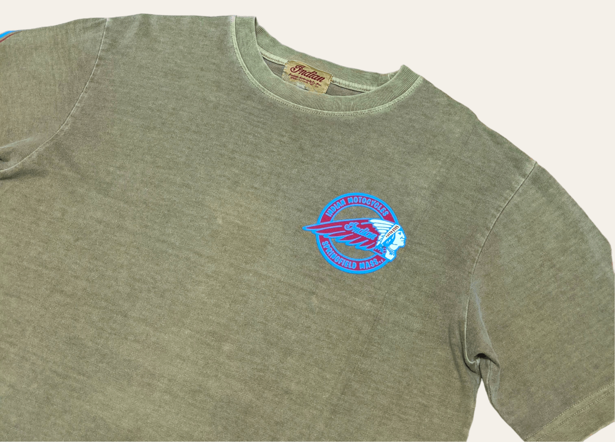 Indian Motorcycle × Vintage Vintage Indian Motorcycle USA T shirt Size US L / EU 52-54 / 3 - 4 Thumbnail