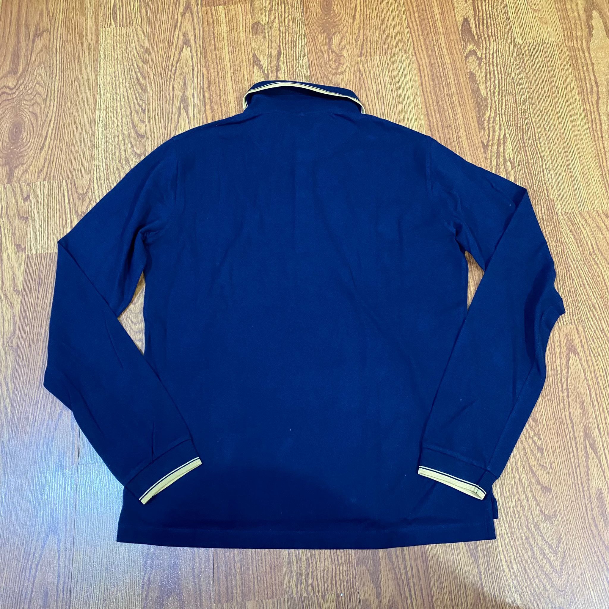 Vivienne Westwood Navy Long-Sleeved Polo Shirt Size US L / EU 52-54 / 3 - 3 Thumbnail