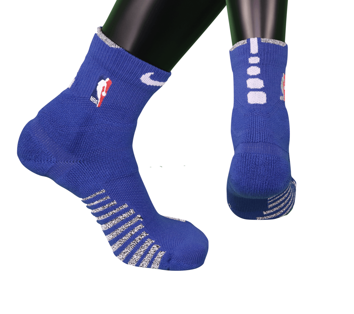 Nike New Nike 2XL NBA Team Issued Detroit Pistons Ankle Socks Size ONE SIZE - 1 Thumbnail