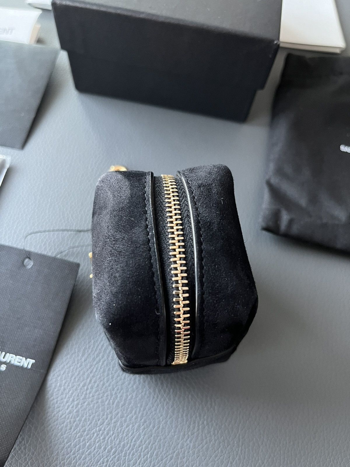 Hedi Slimane × Saint Laurent Paris × Yves Saint Laurent Rare Limited Edition Runway Brand New YSL Logo Charm Bag Size ONE SIZE - 10 Thumbnail