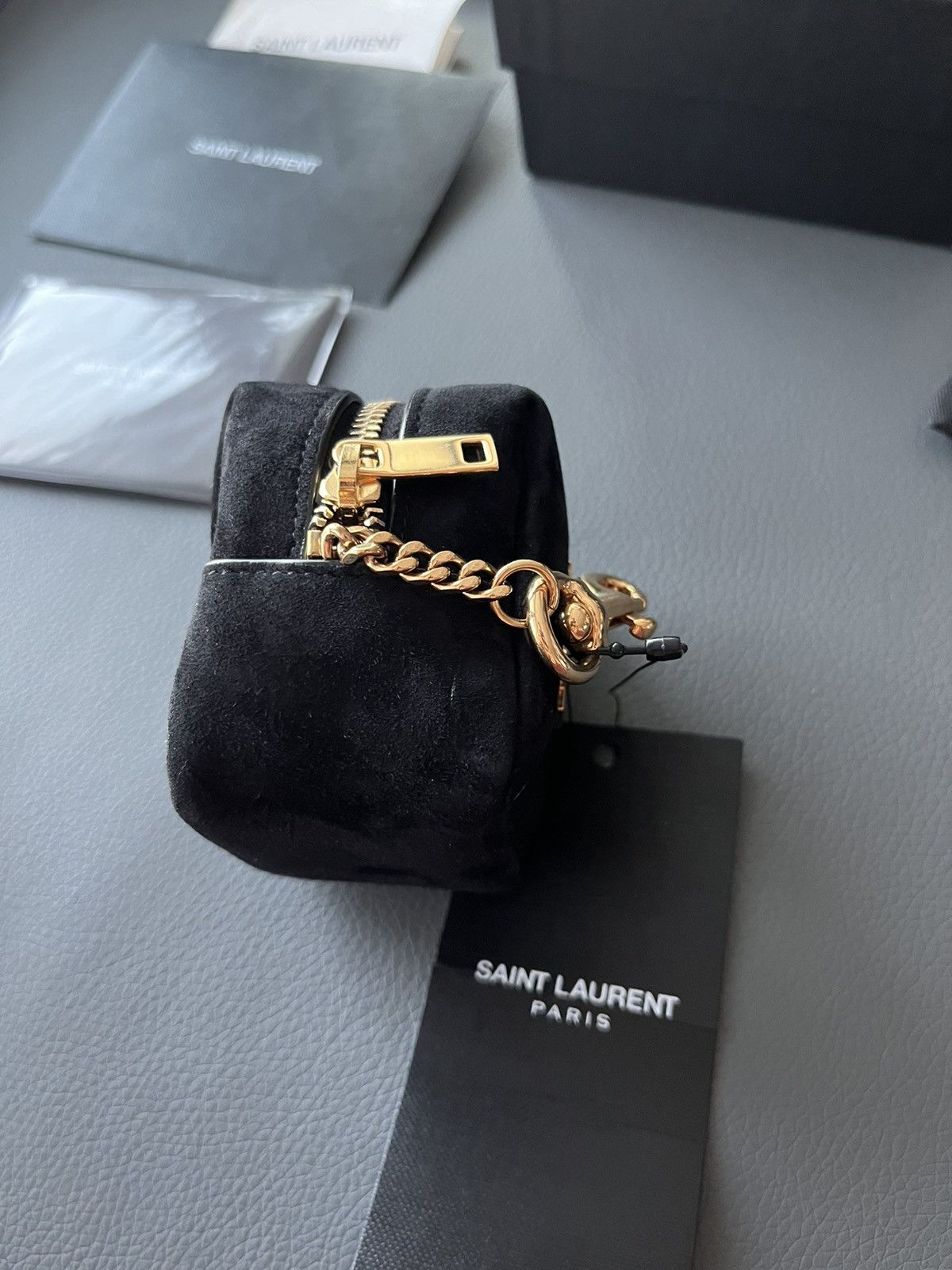 Hedi Slimane × Saint Laurent Paris × Yves Saint Laurent Rare Limited Edition Runway Brand New YSL Logo Charm Bag Size ONE SIZE - 17 Thumbnail