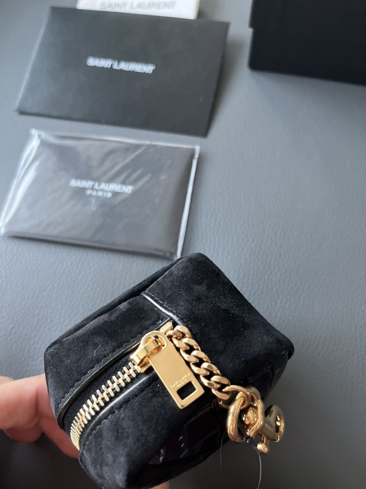 Hedi Slimane × Saint Laurent Paris × Yves Saint Laurent Rare Limited Edition Runway Brand New YSL Logo Charm Bag Size ONE SIZE - 7 Thumbnail