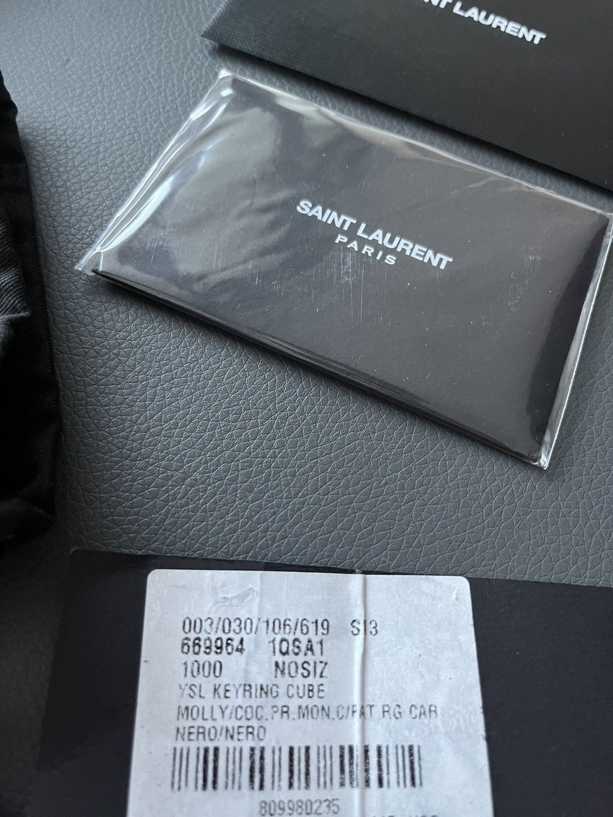 Hedi Slimane × Saint Laurent Paris × Yves Saint Laurent Rare Limited Edition Runway Brand New YSL Logo Charm Bag Size ONE SIZE - 19 Thumbnail