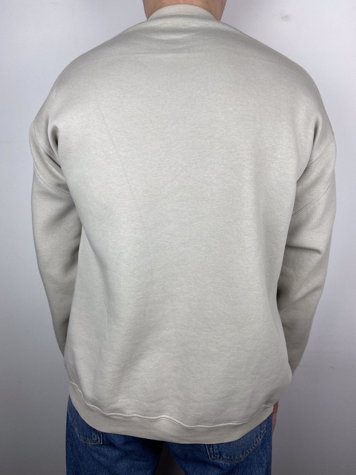 Adidas Vintage Adidas Beige Big Logo Sweatshirt Size US XL / EU 56 / 4 - 15 Thumbnail