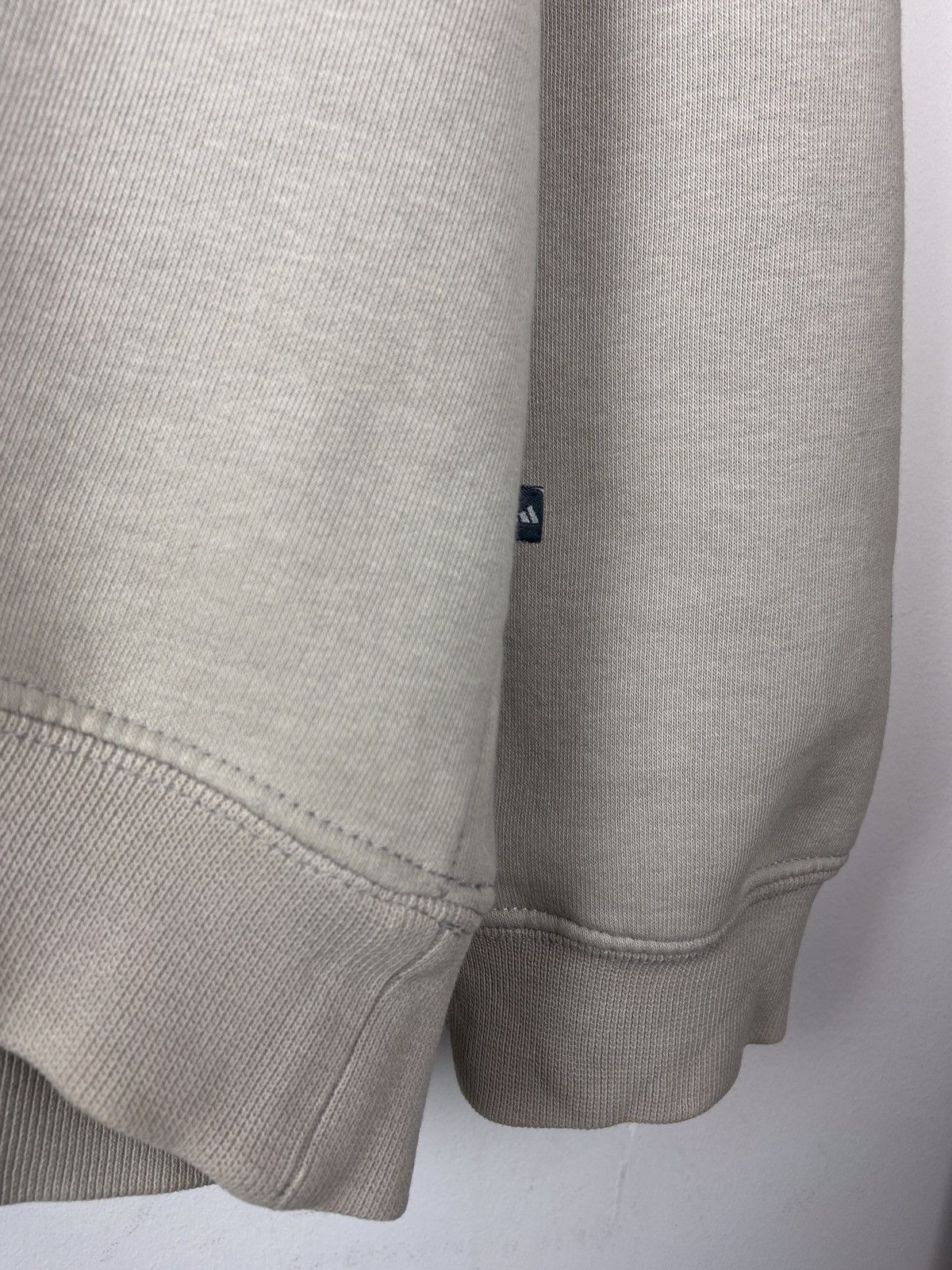 Adidas Vintage Adidas Beige Big Logo Sweatshirt Size US XL / EU 56 / 4 - 7 Thumbnail