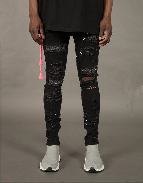 Other Jaffary Galaxy Diamond Splash Jeans Size US 32 / EU 48 - 5 Thumbnail