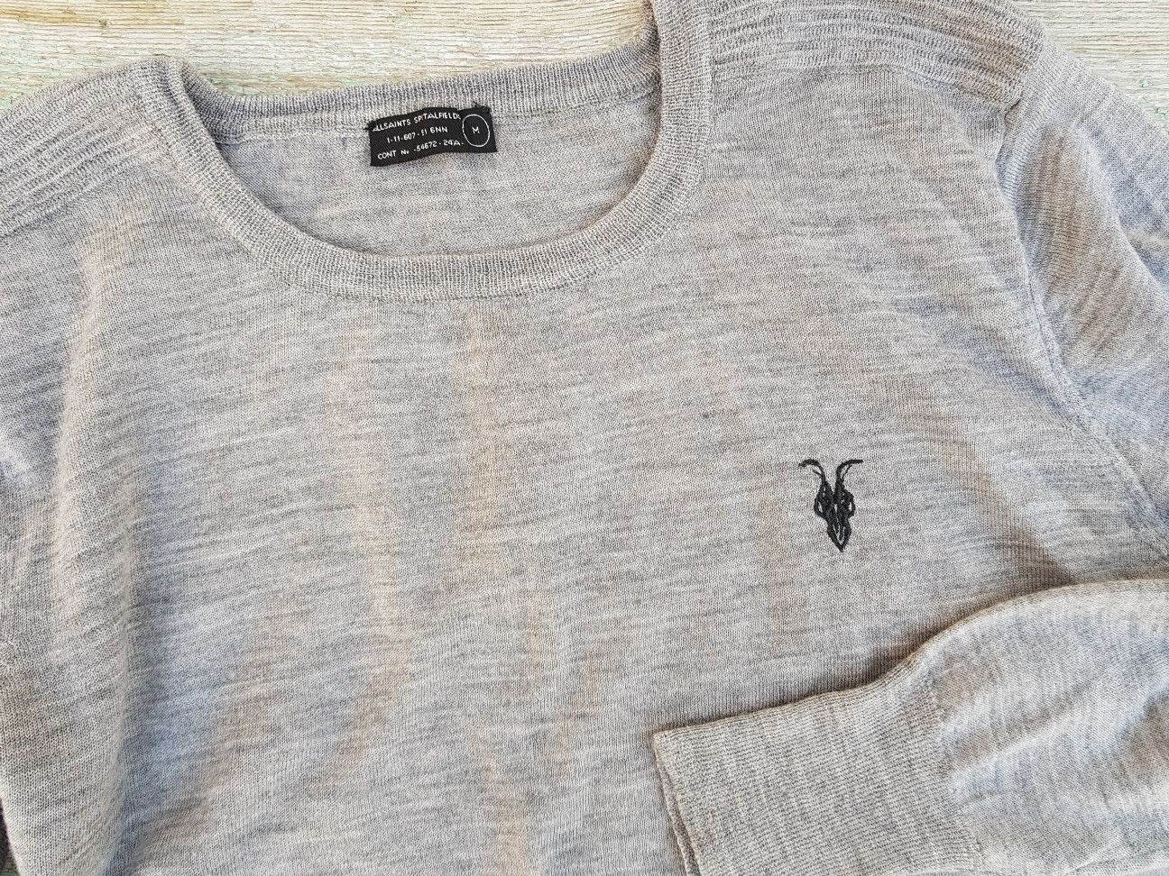 Allsaints AllSaints 100% Merino Wool MODE MERINO CREW Sweater size M Size US M / EU 48-50 / 2 - 2 Thumbnail