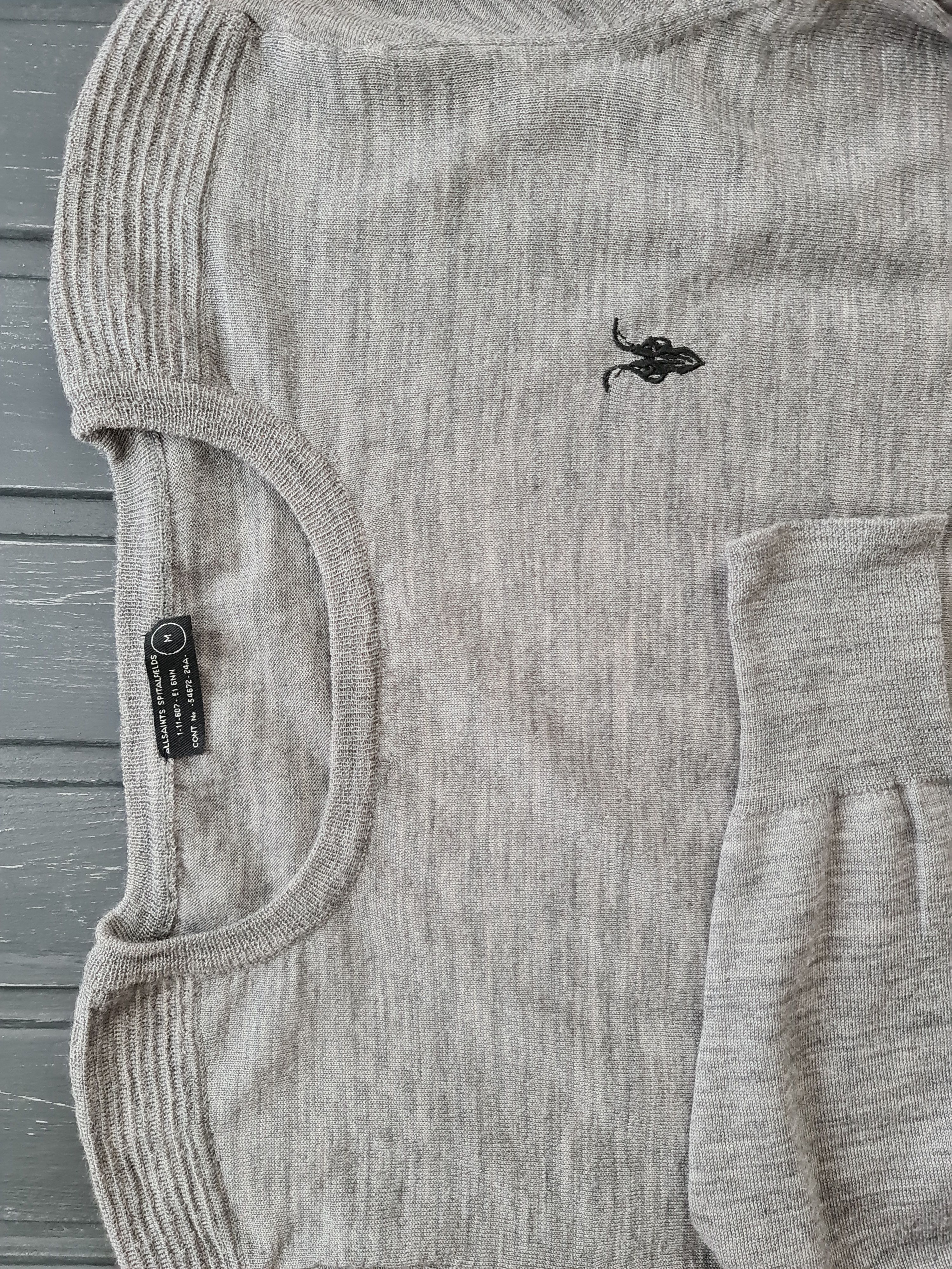 Allsaints AllSaints 100% Merino Wool MODE MERINO CREW Sweater size M Size US M / EU 48-50 / 2 - 9 Thumbnail