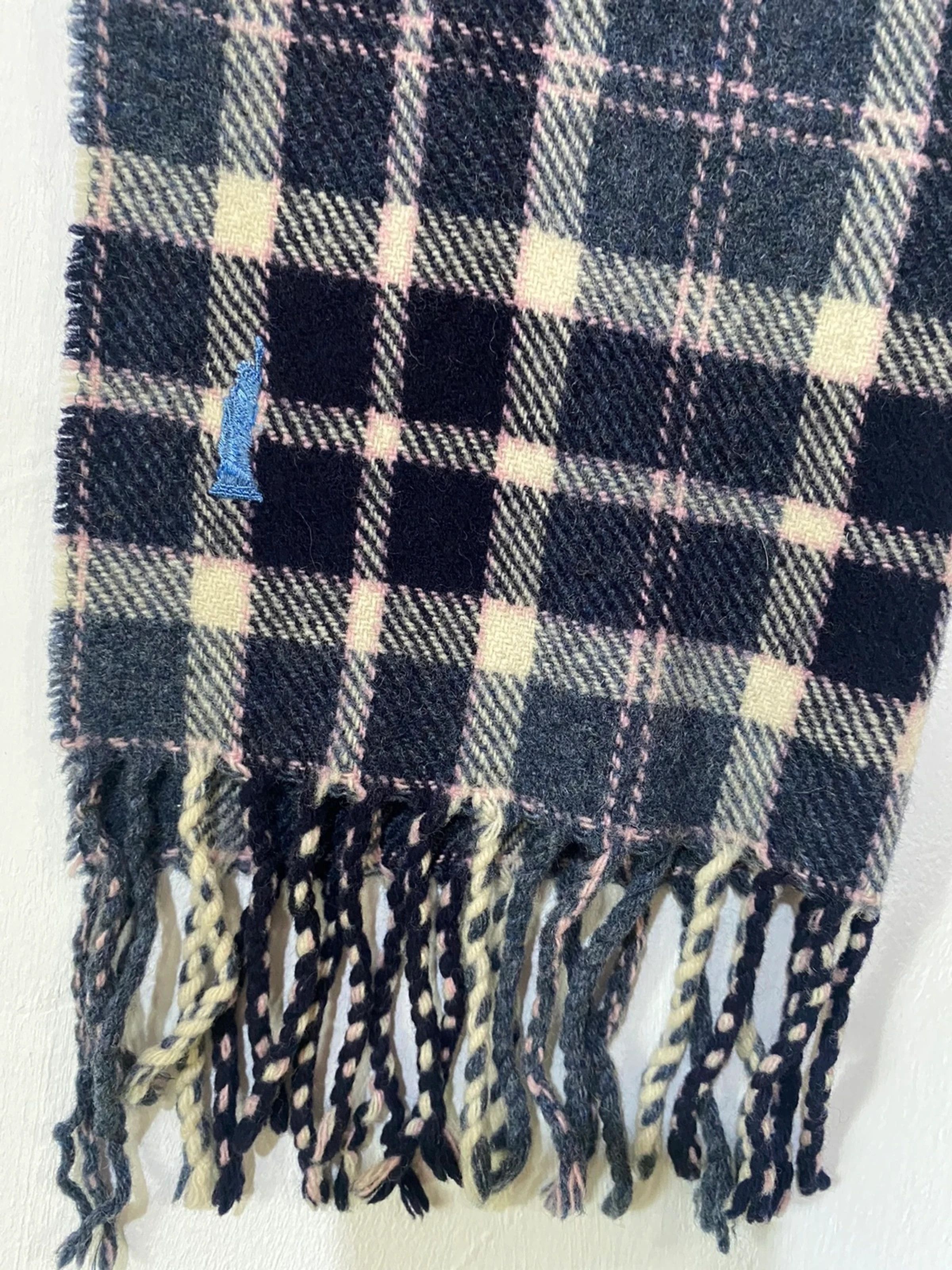Designer × Vintage 💥 Vintage East Boy Lambswool Muffler Scarf x Italy Size ONE SIZE - 2 Thumbnail