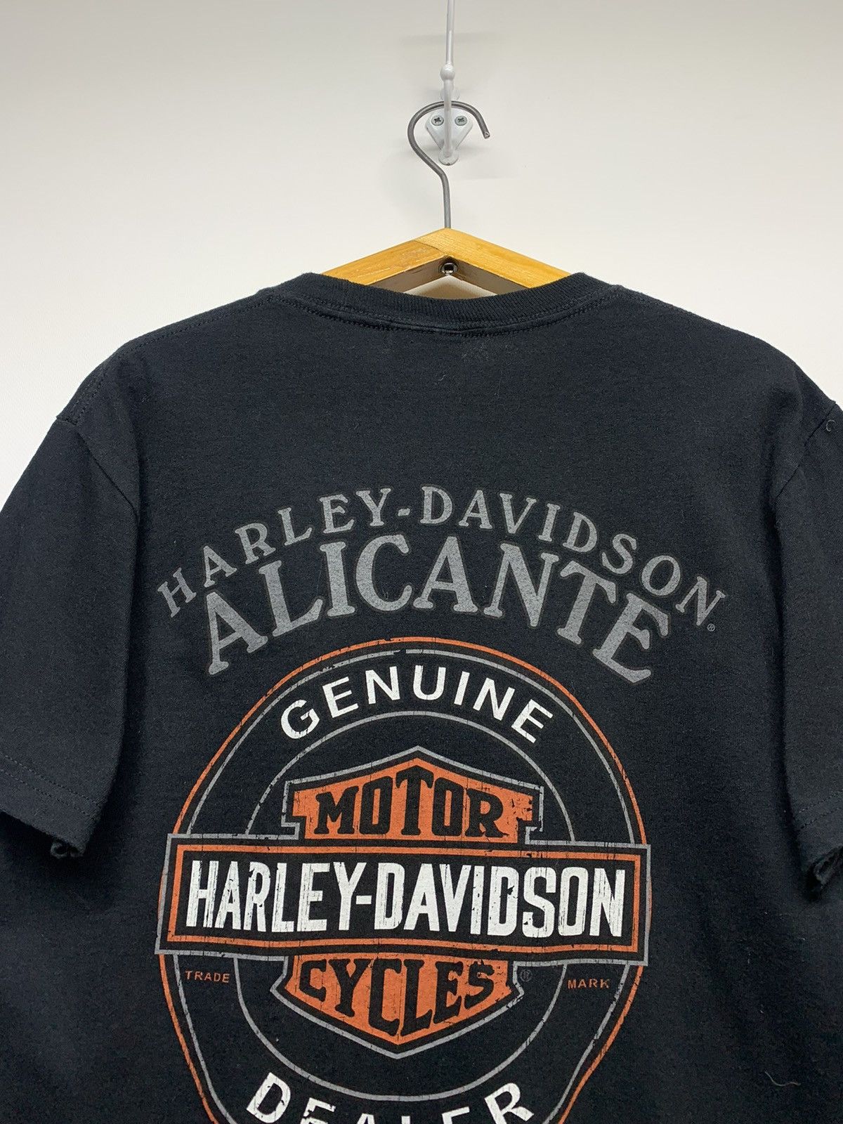Harley Davidson × Vintage Vintage Harley Davidson Alicante Spain T-Shirt Size US S / EU 44-46 / 1 - 6 Thumbnail