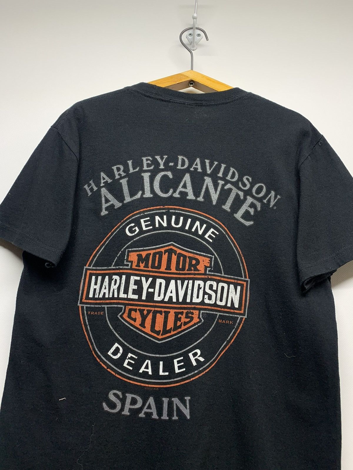 Harley Davidson × Vintage Vintage Harley Davidson Alicante Spain T-Shirt Size US S / EU 44-46 / 1 - 5 Thumbnail