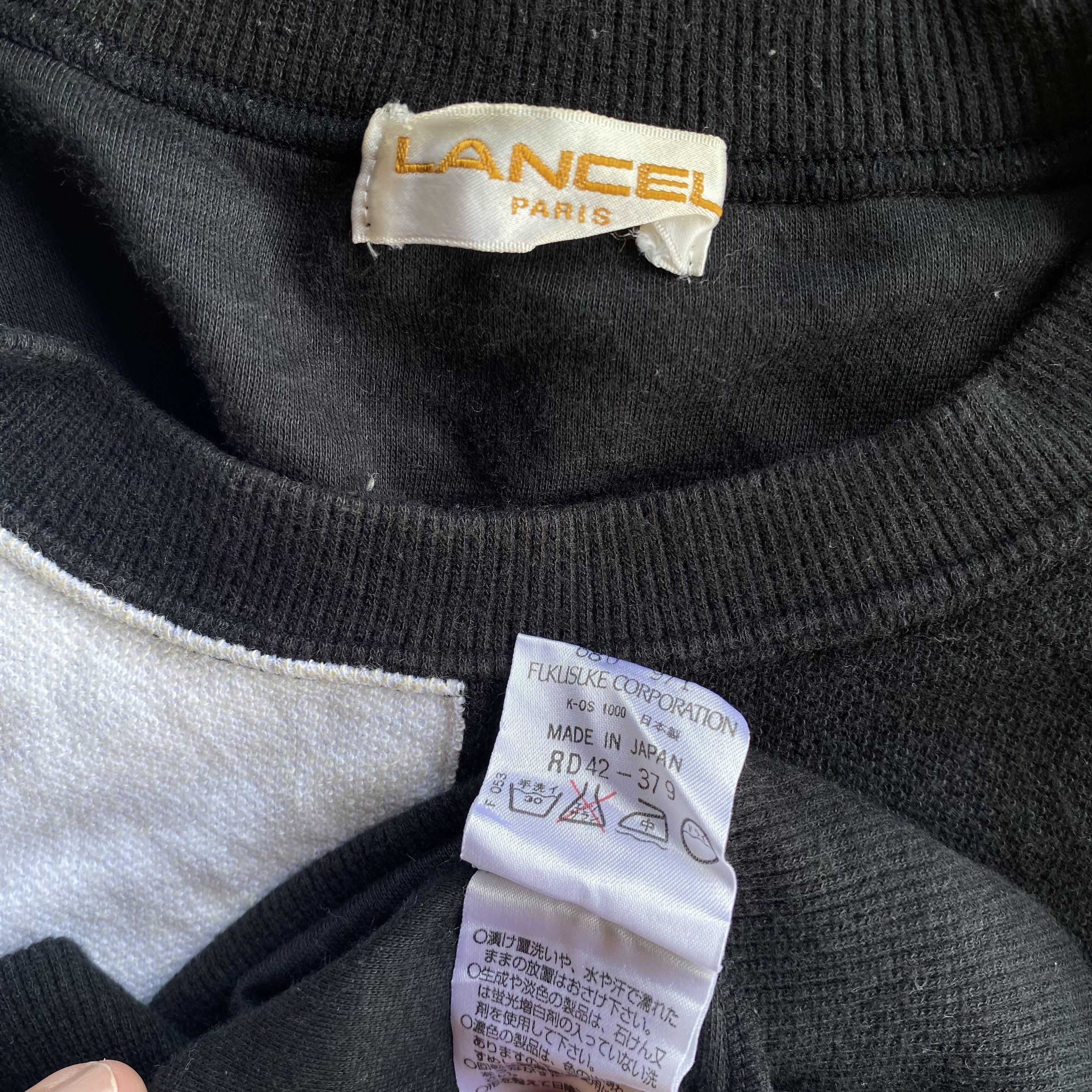 Lancel VINTAGE LANCEL Paris Sport sweatshirt Japan sweater Size US L / EU 52-54 / 3 - 3 Thumbnail