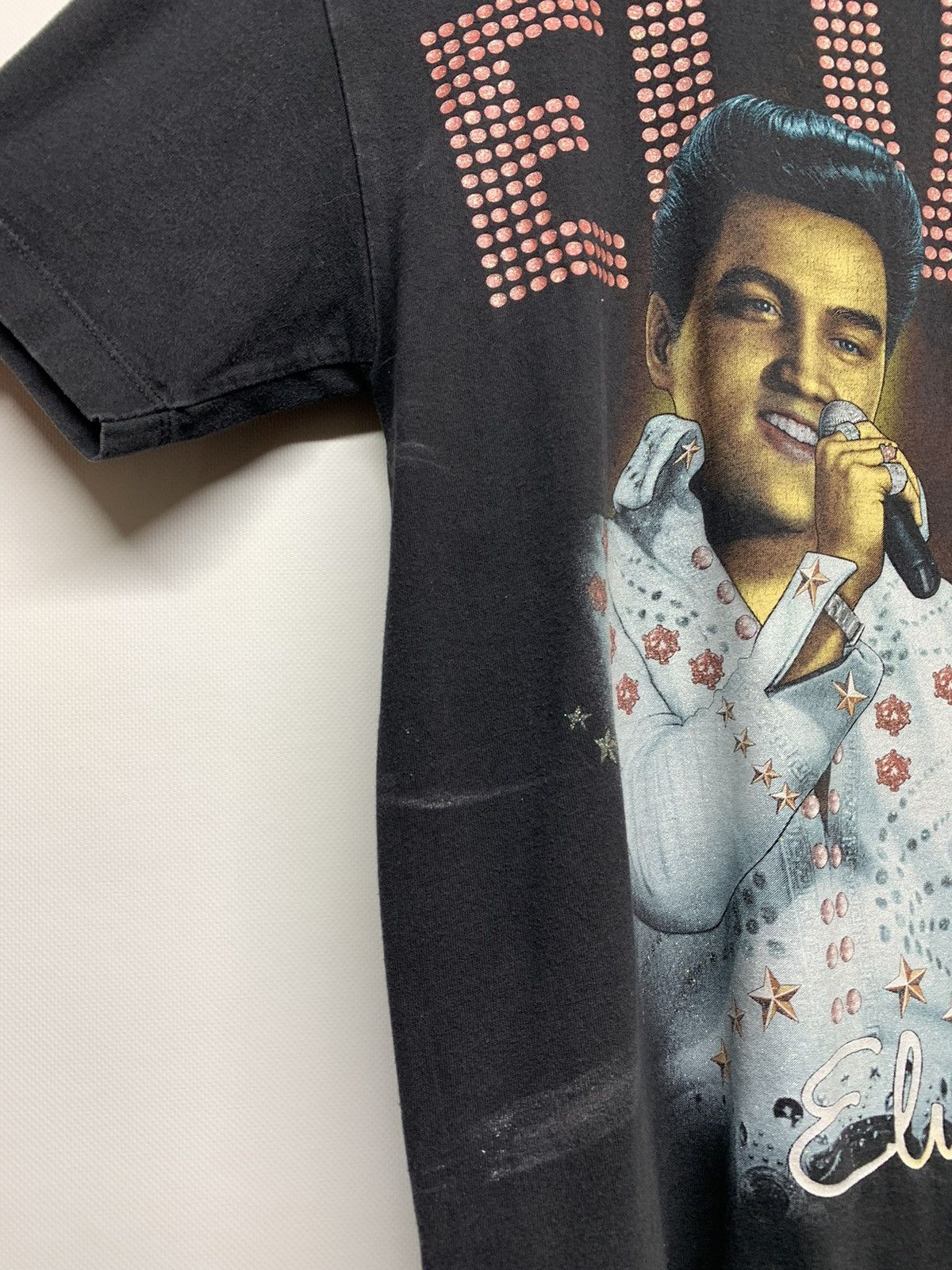Vintage Vintage Y2K Elvis Presley Big Logo T-Shirt 00’s Size US M / EU 48-50 / 2 - 5 Thumbnail