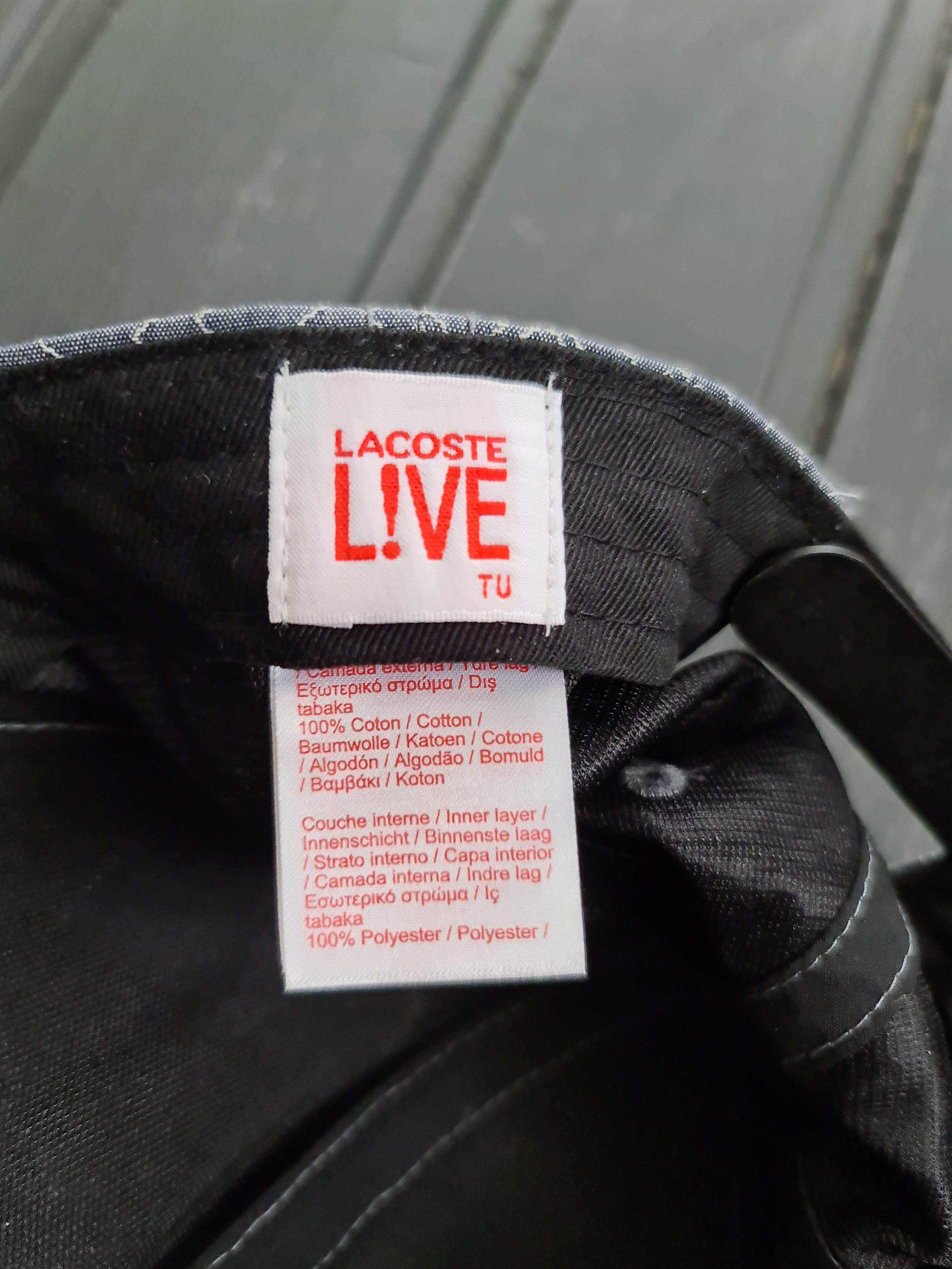 Lacoste Lacoste LIVE ! Snap Back Hat Flat Bill Lite Alligator logo Size ONE SIZE - 5 Thumbnail
