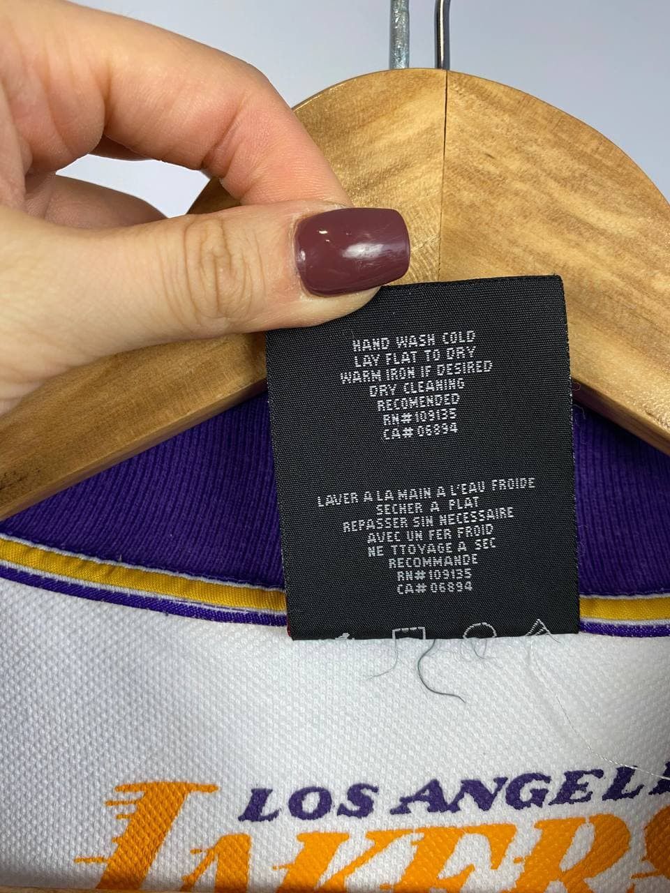 NBA Lakers LA vintage polo sportswear white size 3XL Size US XXL / EU 58 / 5 - 4 Thumbnail
