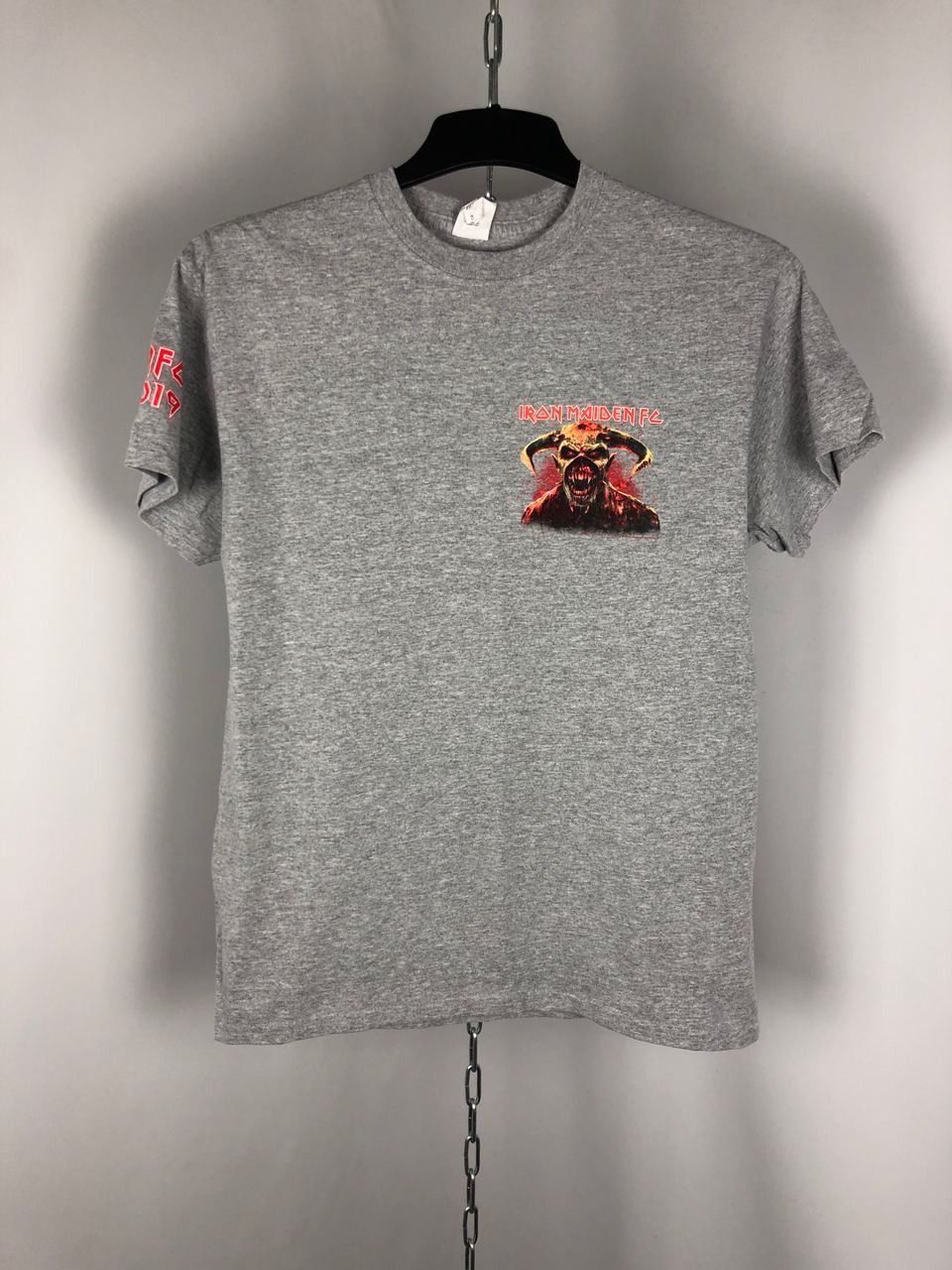 Iron Maiden Iron maiden T-shirts 2018-2019 gray size M Size US S / EU 44-46 / 1 - 1 Thumbnail