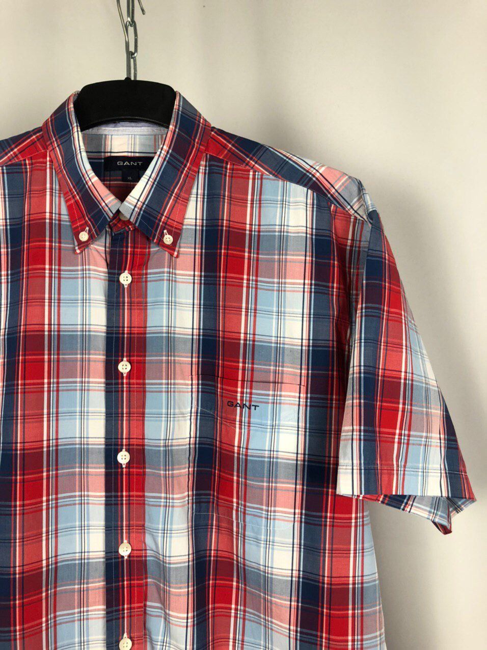 Gant Men’s Gant shirts shorts sleeve red blue size XL Size US XL / EU 56 / 4 - 2 Thumbnail