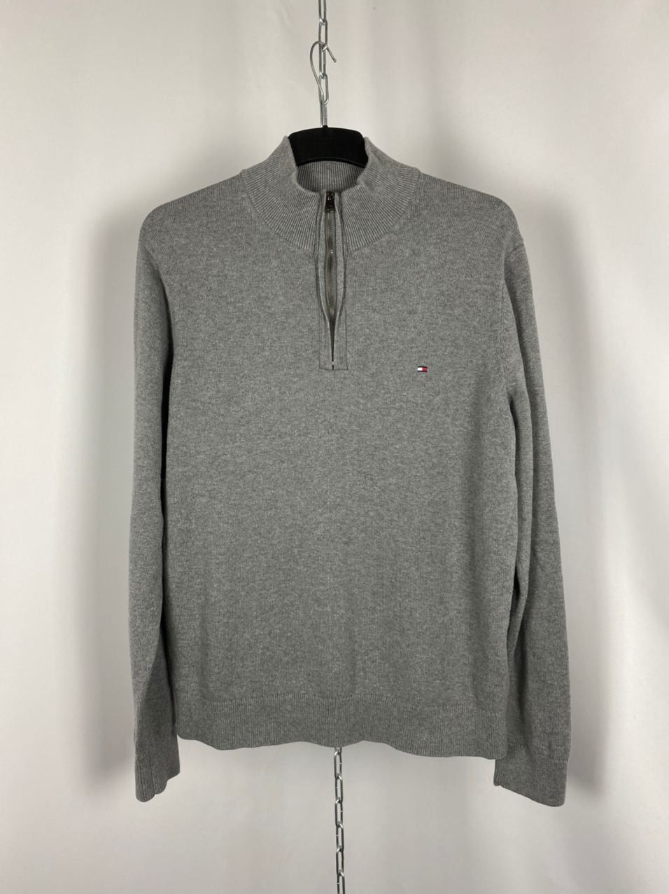 Tommy Hilfiger Tommy Hilfiger sweaters zip 1/3 grey size XL Size US XL / EU 56 / 4 - 1 Thumbnail
