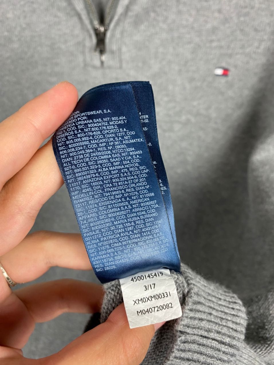 Tommy Hilfiger Tommy Hilfiger sweaters zip 1/3 grey size XL Size US XL / EU 56 / 4 - 4 Thumbnail