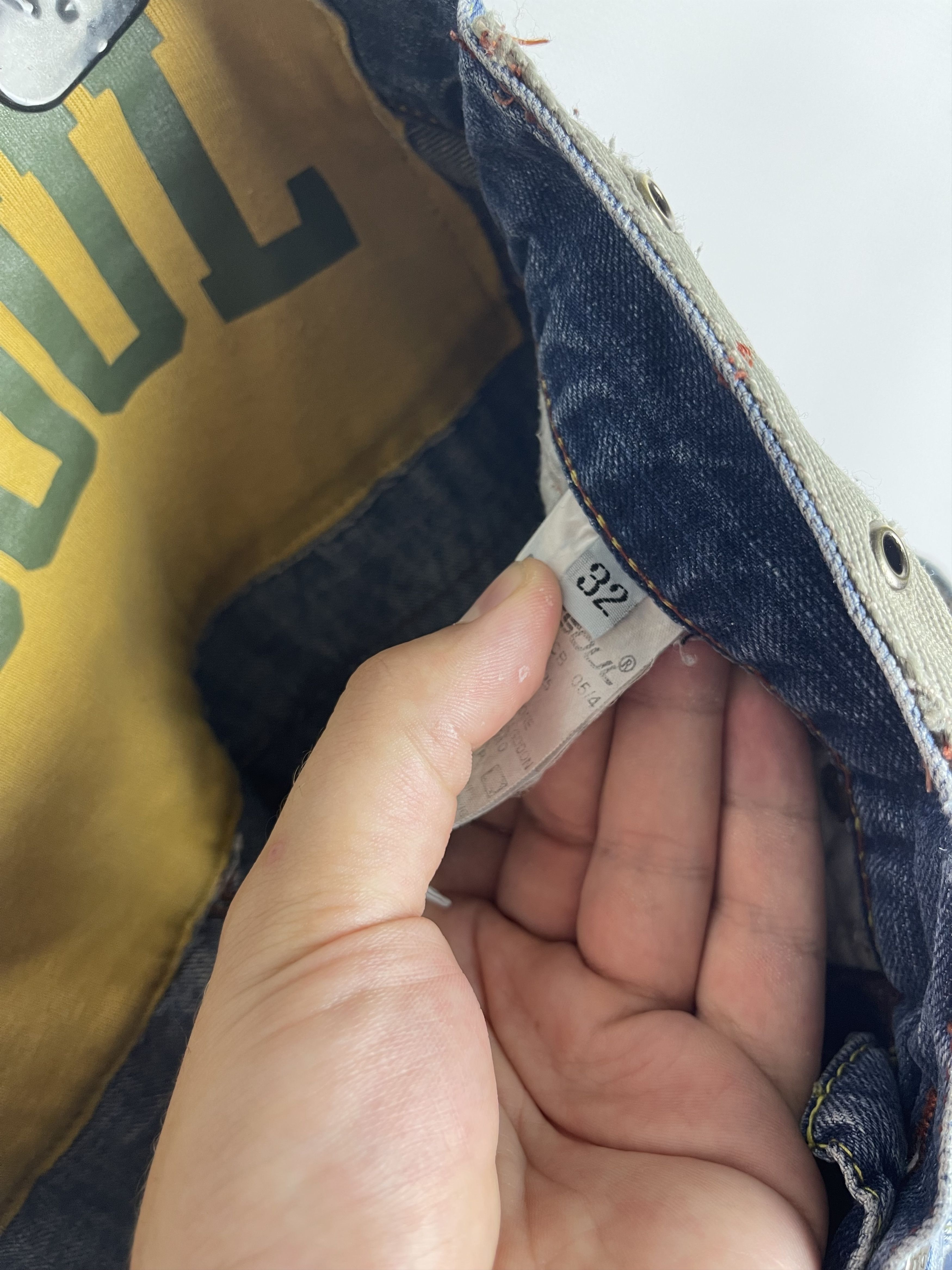 Vintage Freesoul vintage hummer acb distressed denim jeans pants Size US 32 / EU 48 - 16 Thumbnail