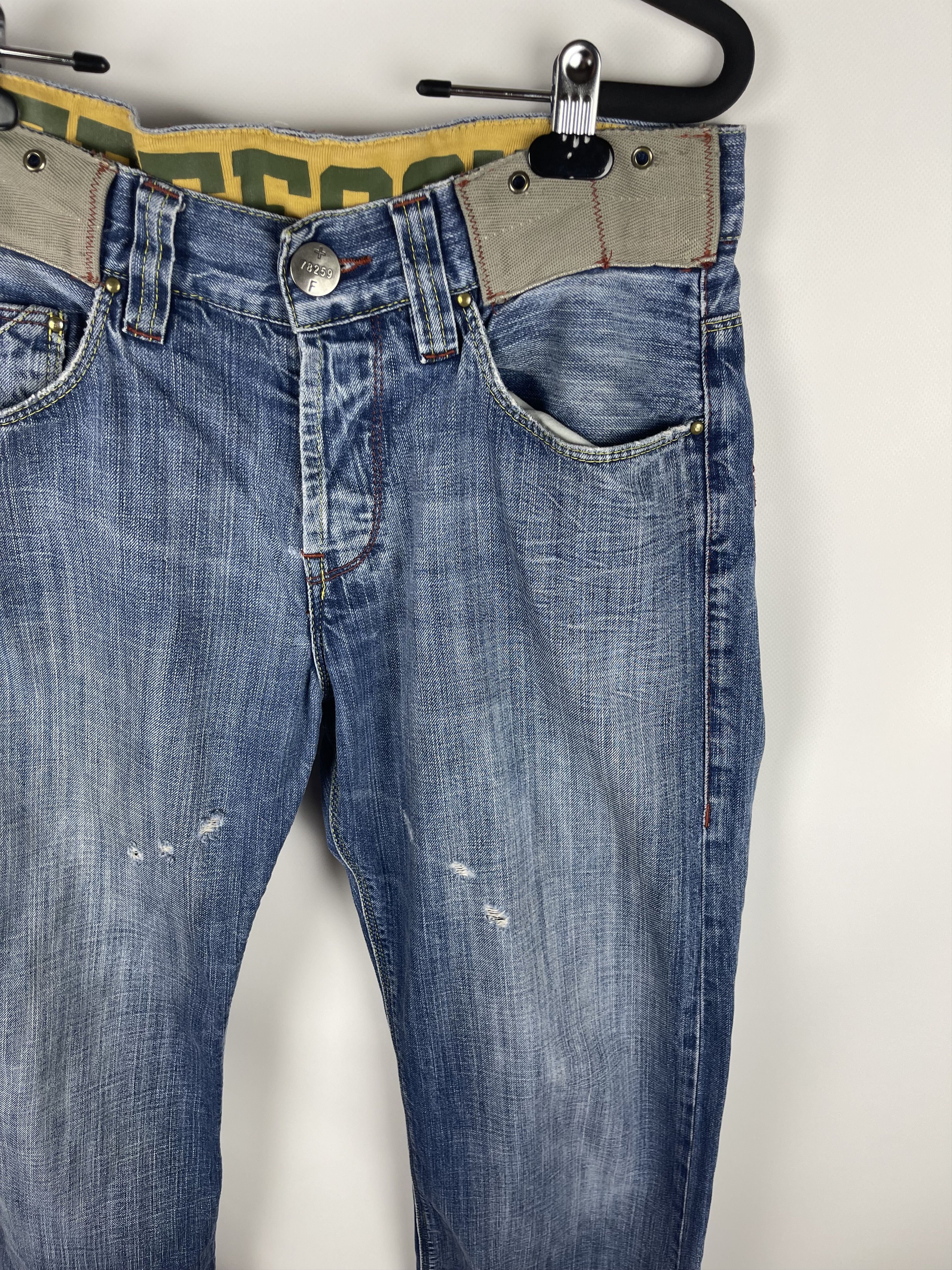 Vintage Freesoul vintage hummer acb distressed denim jeans pants Size US 32 / EU 48 - 4 Thumbnail