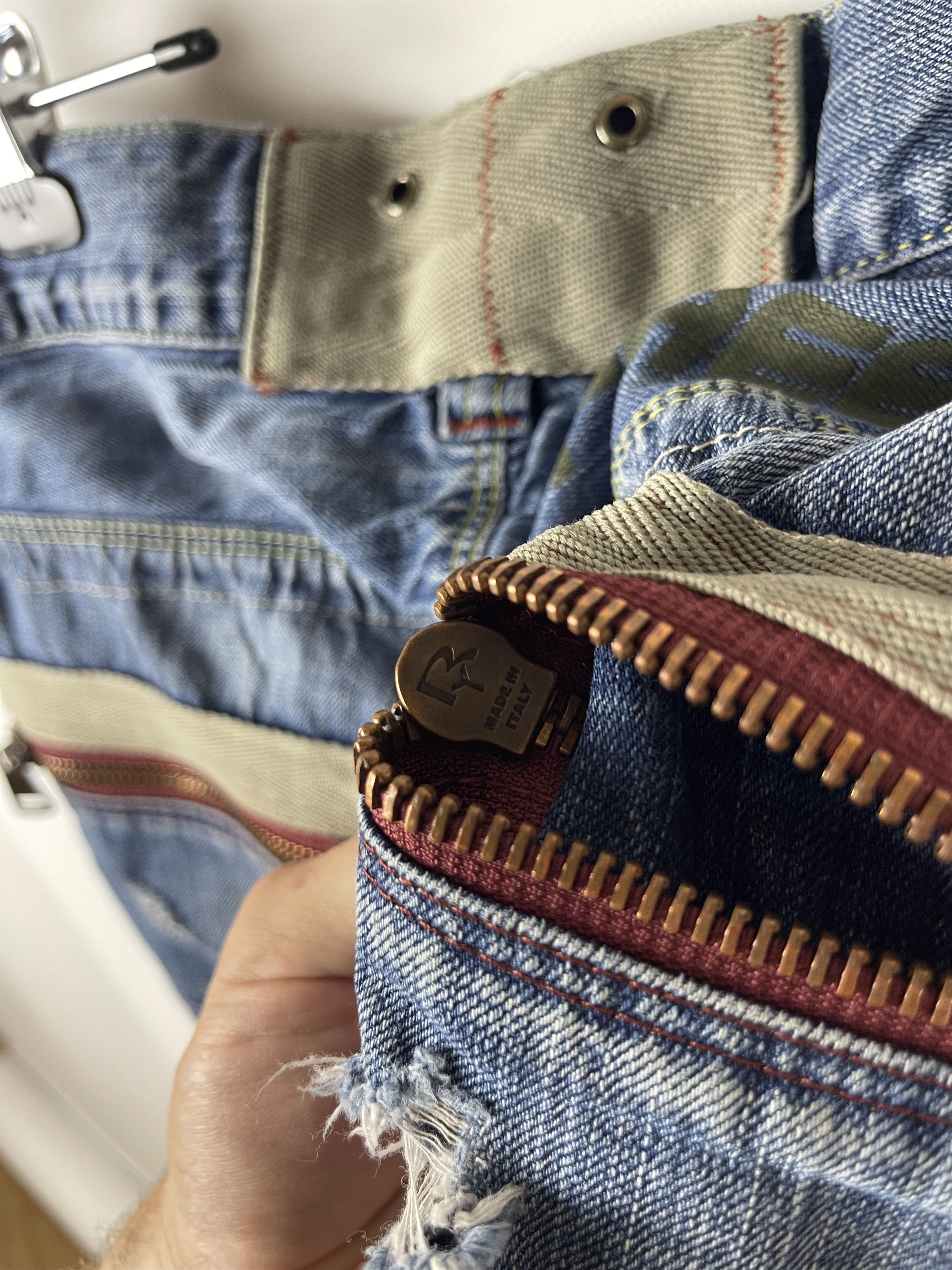 Vintage Freesoul vintage hummer acb distressed denim jeans pants Size US 32 / EU 48 - 14 Thumbnail