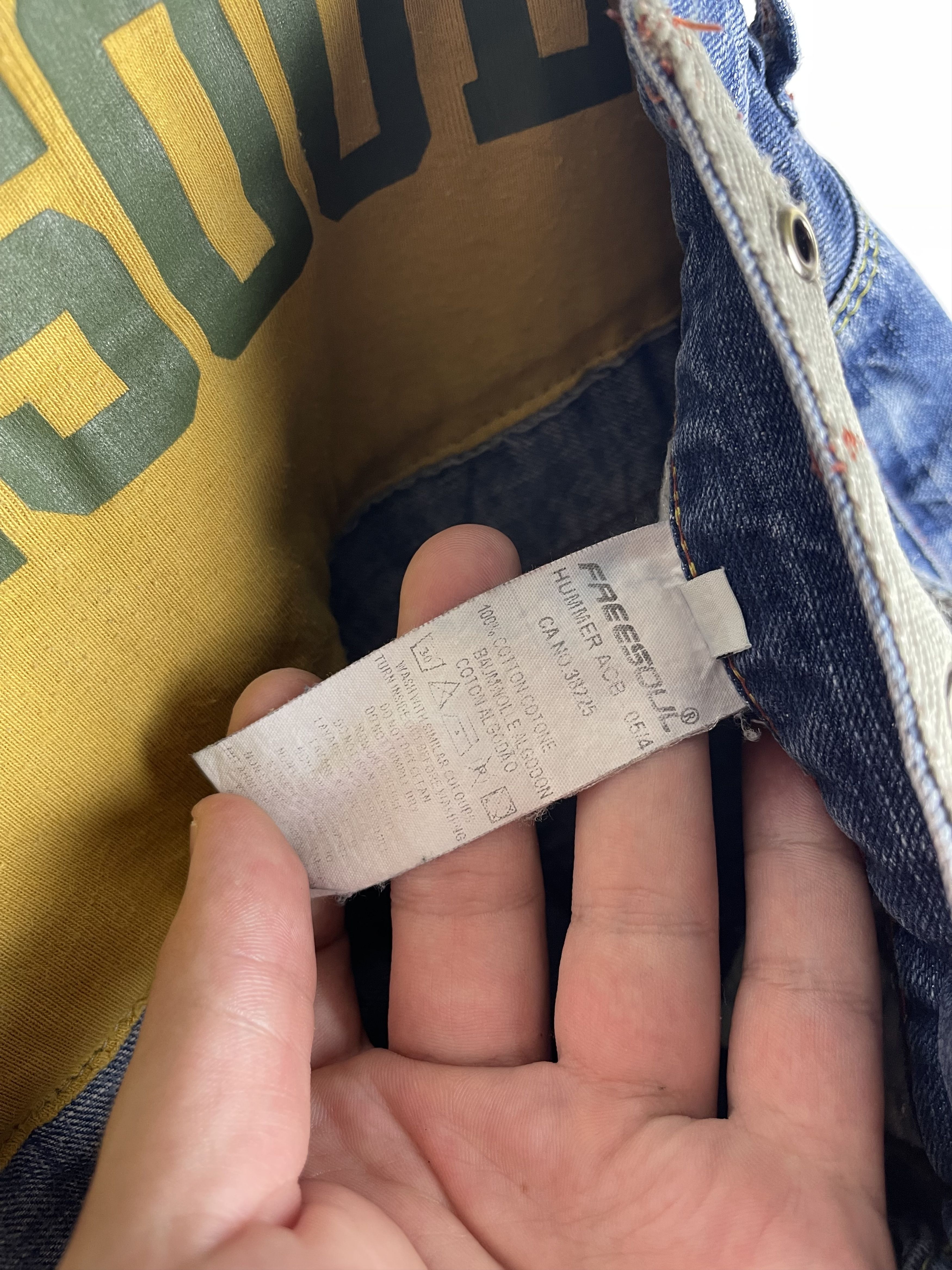 Vintage Freesoul vintage hummer acb distressed denim jeans pants Size US 32 / EU 48 - 17 Thumbnail