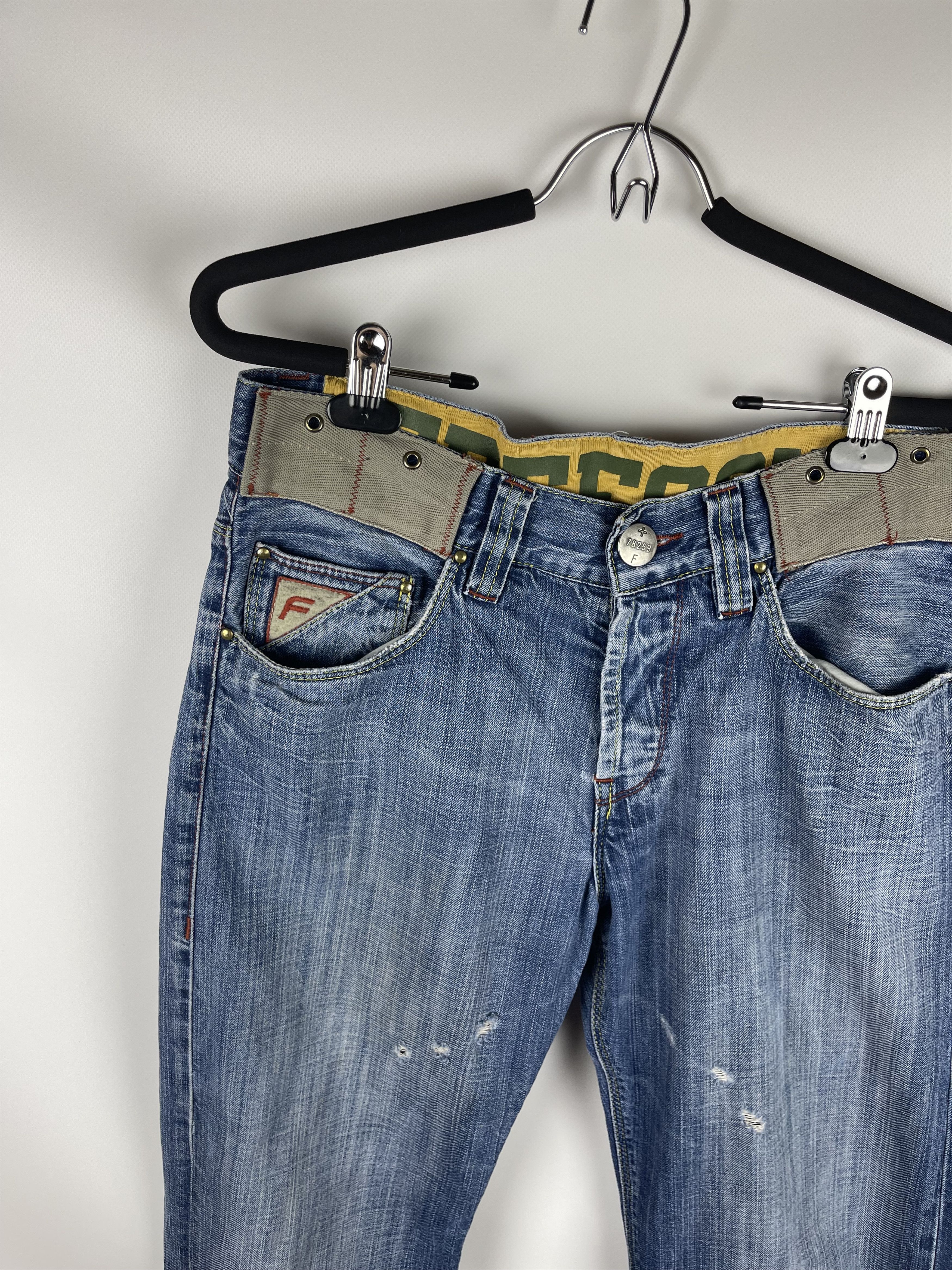 Vintage Freesoul vintage hummer acb distressed denim jeans pants Size US 32 / EU 48 - 2 Thumbnail
