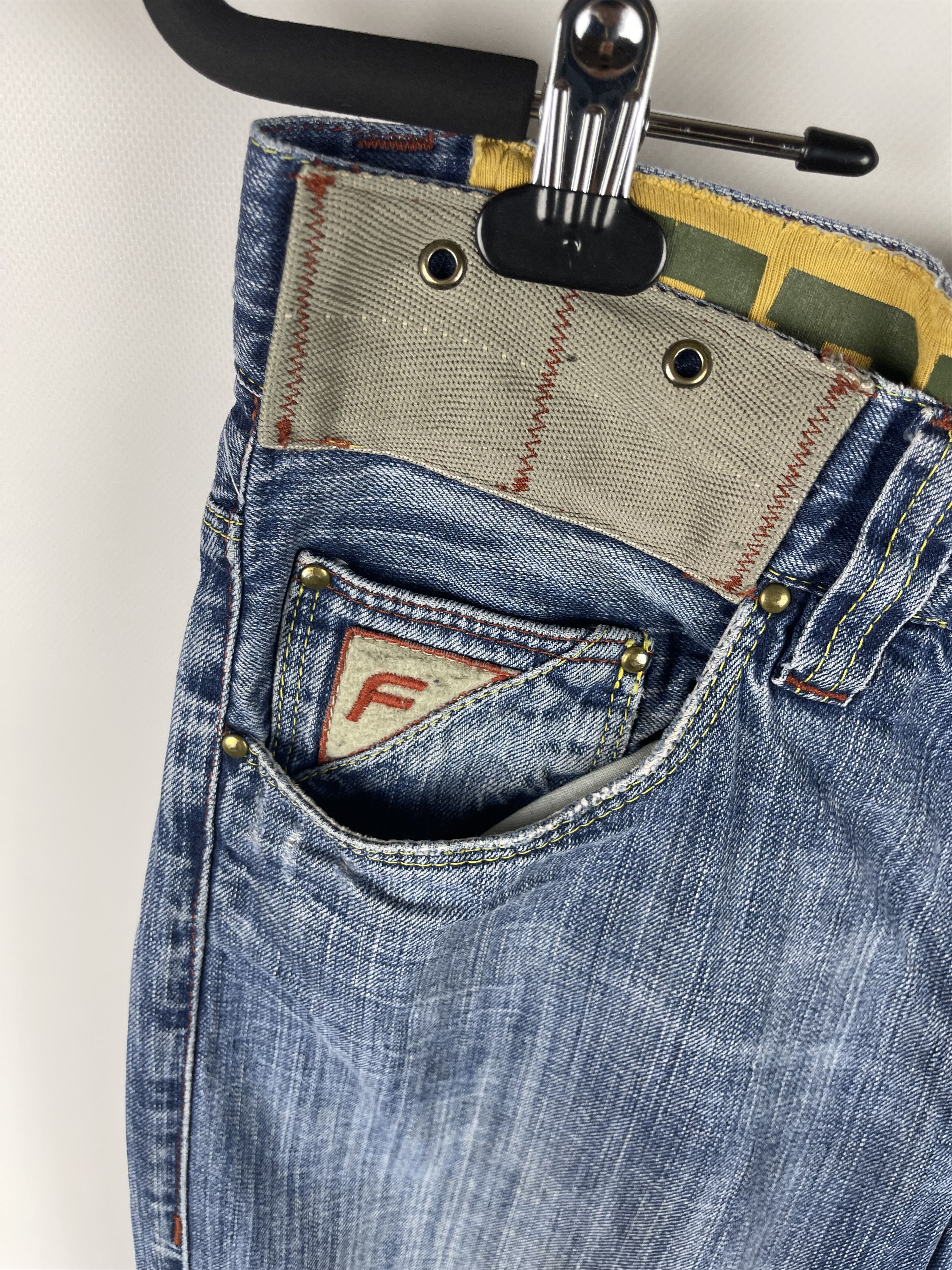 Vintage Freesoul vintage hummer acb distressed denim jeans pants Size US 32 / EU 48 - 6 Thumbnail