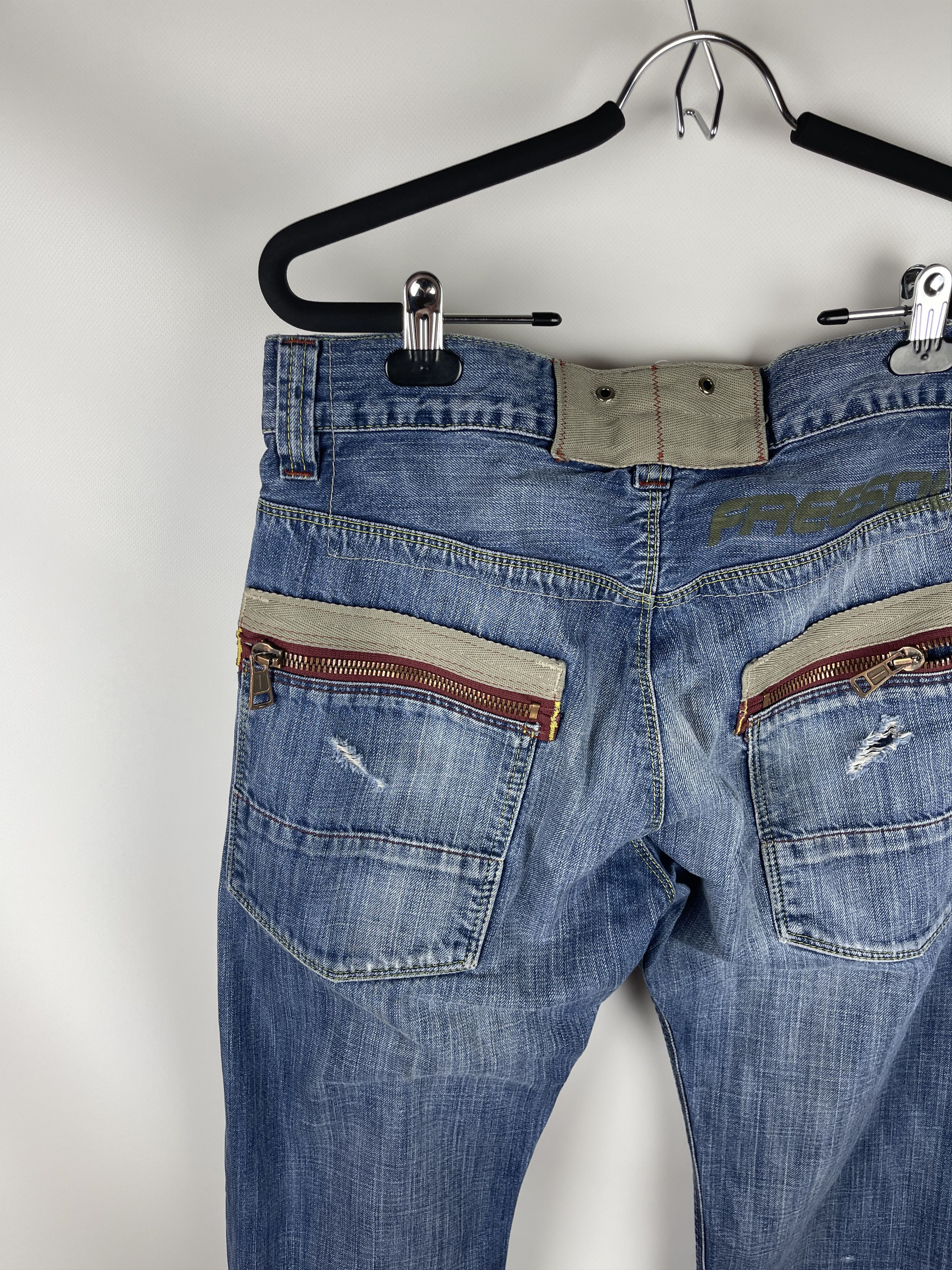 Vintage Freesoul vintage hummer acb distressed denim jeans pants Size US 32 / EU 48 - 10 Thumbnail