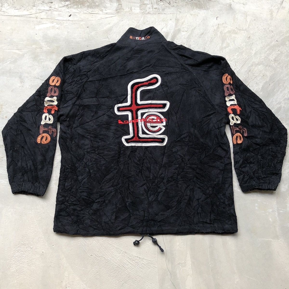 Santafe embroidery fleece jacket