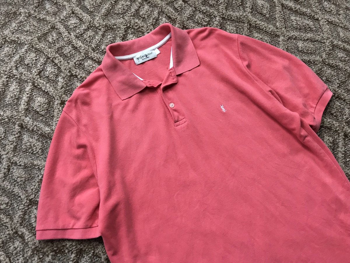 Yves Saint Laurent 🦩YSL Pink Polo shirt Size US XL / EU 56 / 4 - 1 Thumbnail