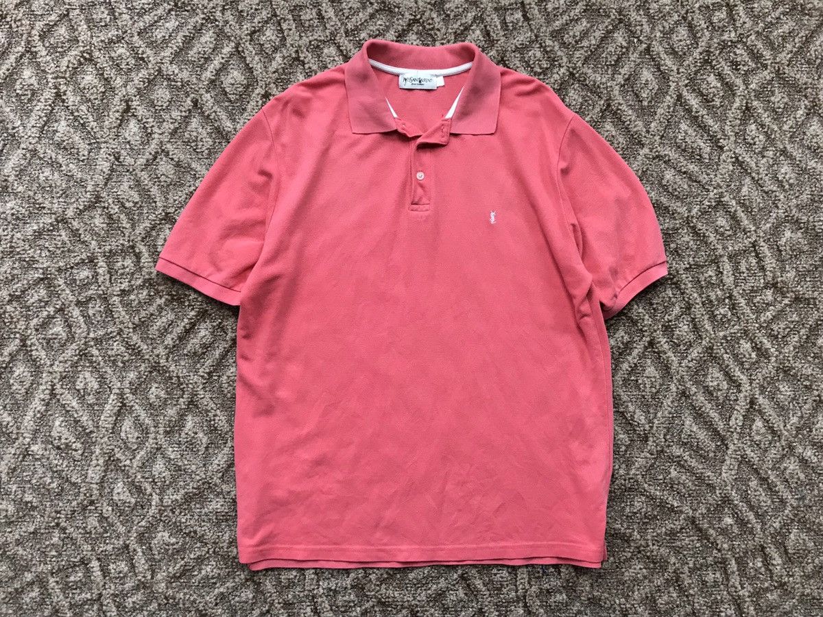 Yves Saint Laurent 🦩YSL Pink Polo shirt Size US XL / EU 56 / 4 - 7 Thumbnail