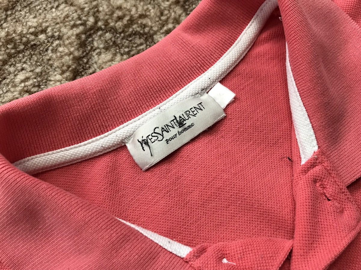 Yves Saint Laurent 🦩YSL Pink Polo shirt Size US XL / EU 56 / 4 - 4 Thumbnail