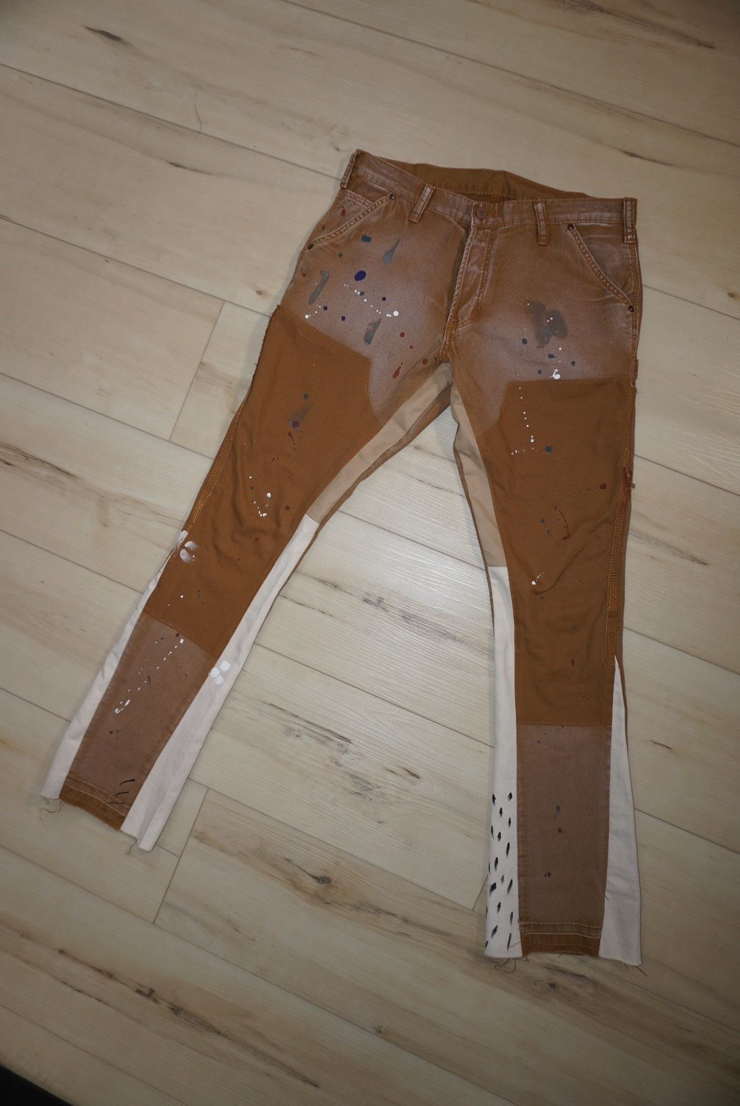 MNML B243 Flare Denim (Painted) (MNML.la) Size US 30 / EU 46 - 1 Thumbnail