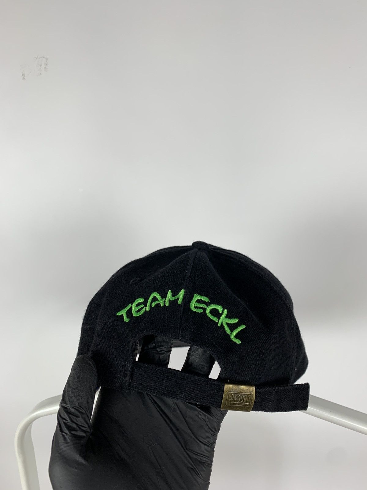Vintage 90s Vintage Kawasaki Team Black Racing Cap Size ONE SIZE - 2 Thumbnail