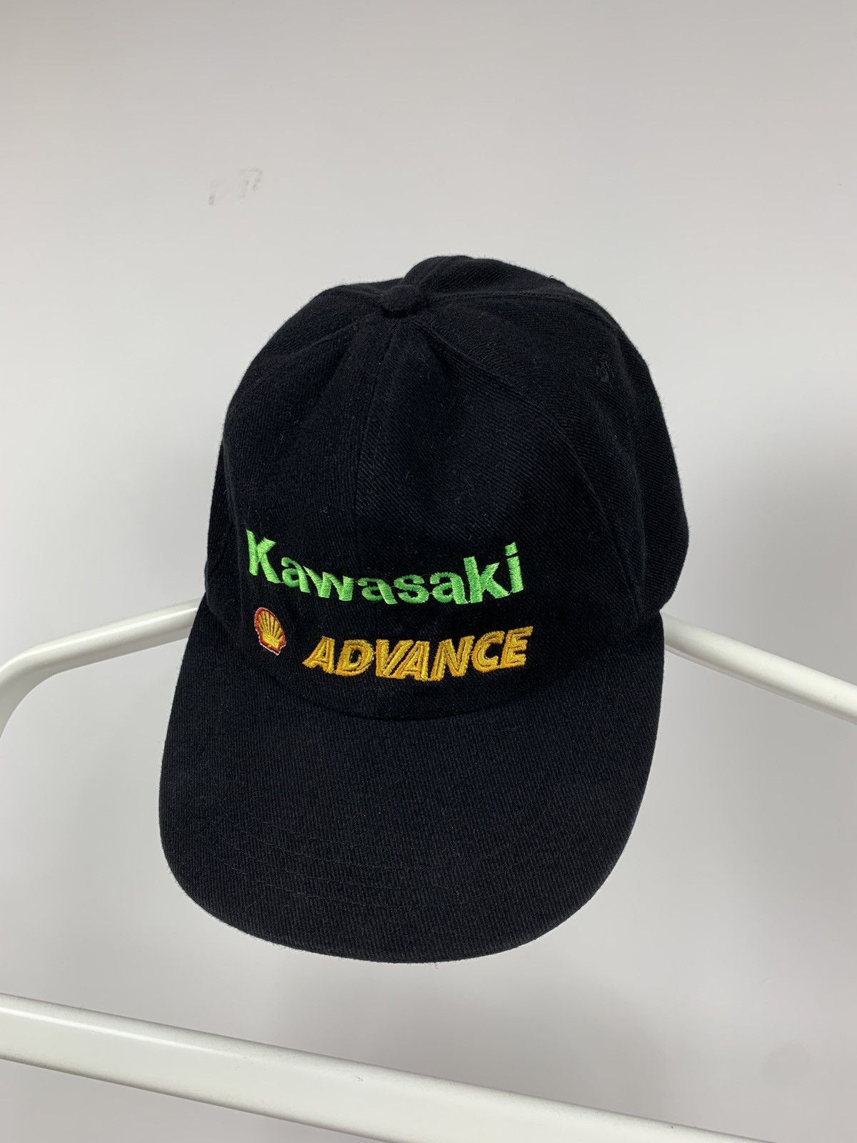Vintage 90s Vintage Kawasaki Team Black Racing Cap Size ONE SIZE - 1 Thumbnail