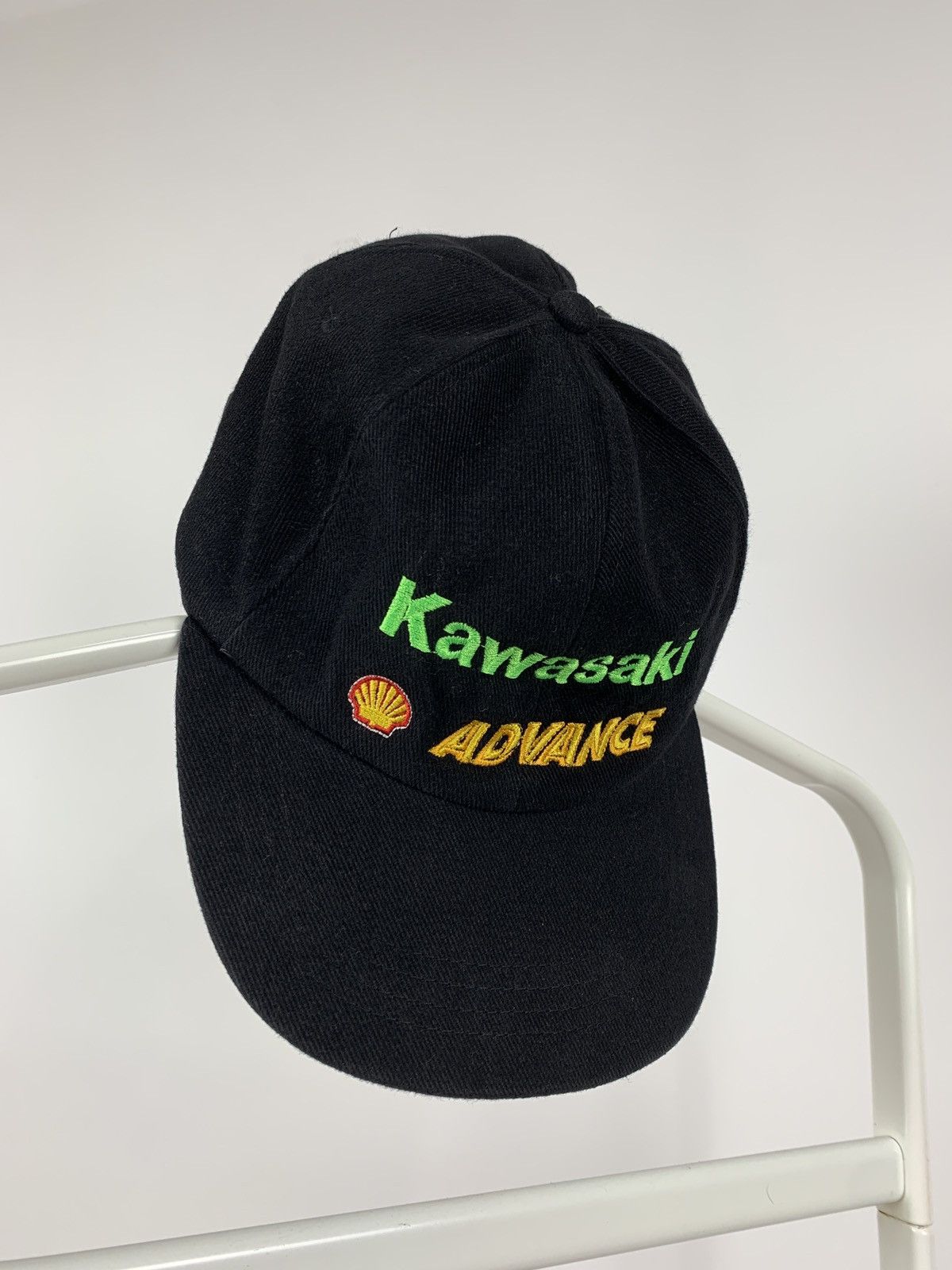 Vintage 90s Vintage Kawasaki Team Black Racing Cap Size ONE SIZE - 3 Thumbnail