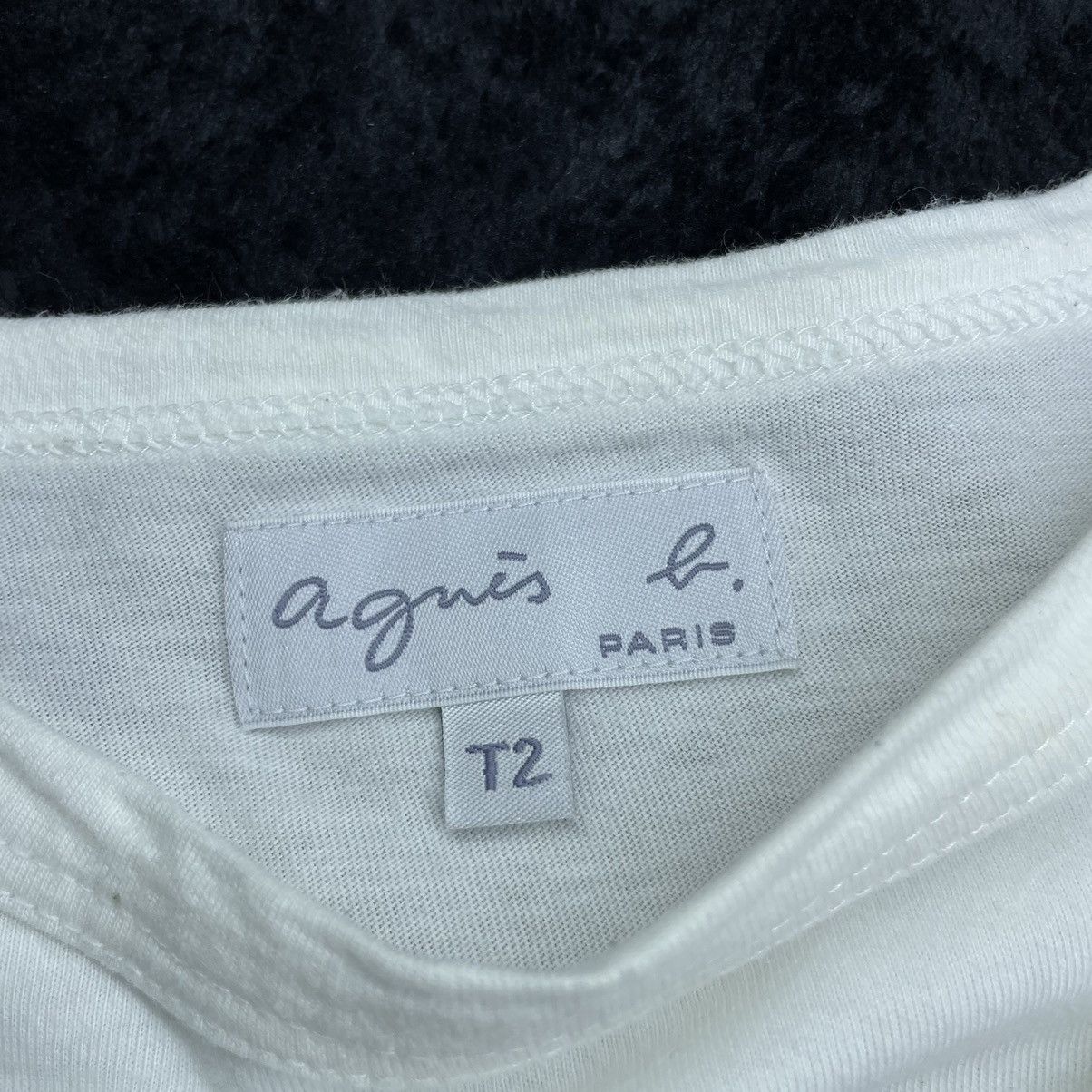 agnes b. Agnes B tshirt spellout Size XS / US 0-2 / IT 36-38 - 6 Thumbnail