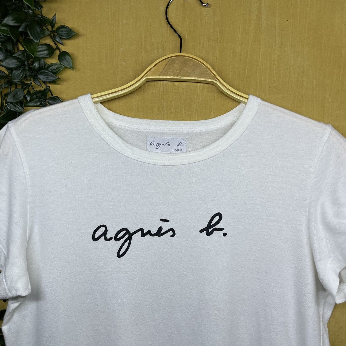 agnes b. Agnes B tshirt spellout Size XS / US 0-2 / IT 36-38 - 3 Thumbnail