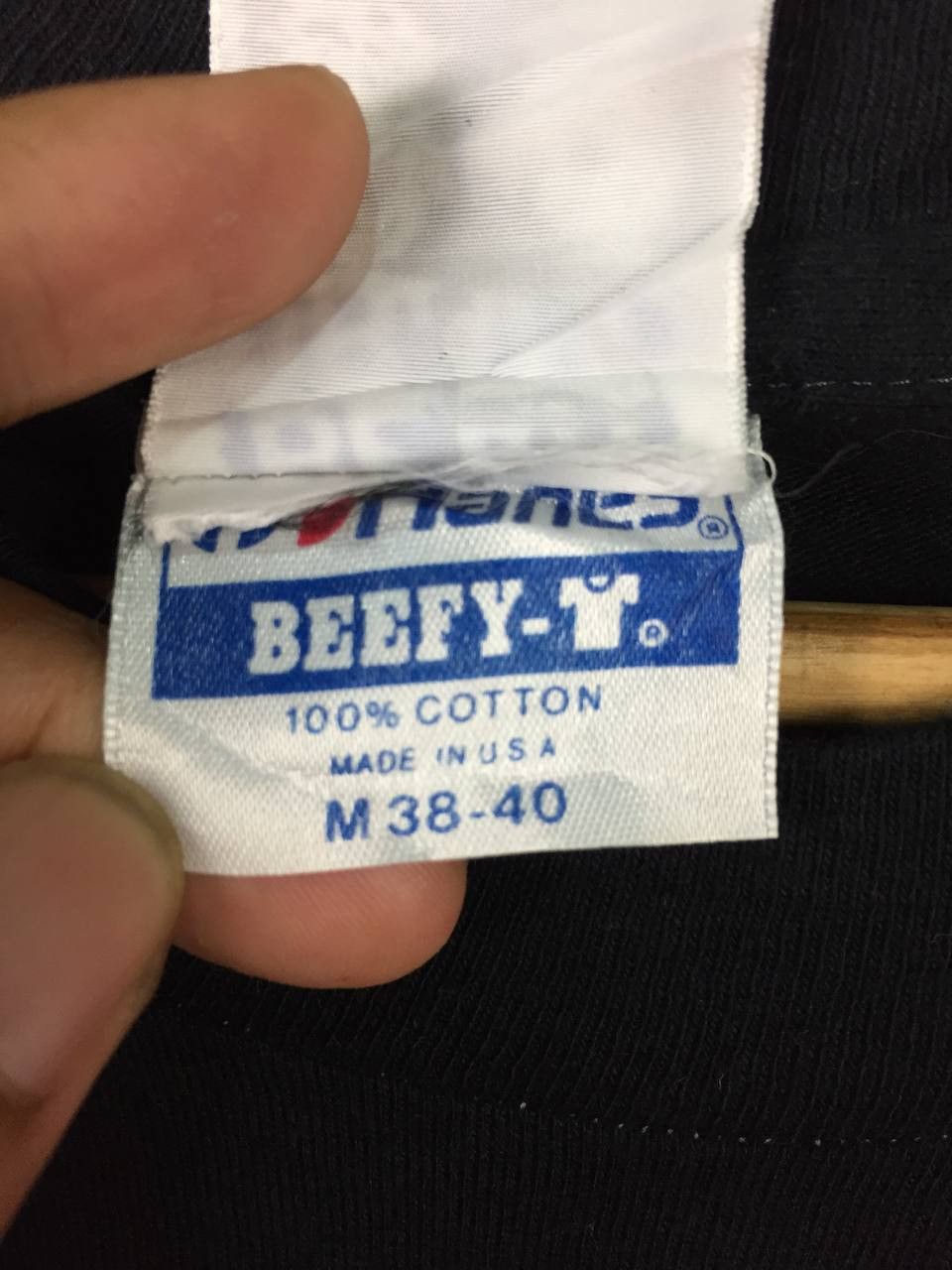 Hanes Vtg 90s Super Bear Factory Bear BMX Longsleeve Tee Size US M / EU 48-50 / 2 - 7 Thumbnail