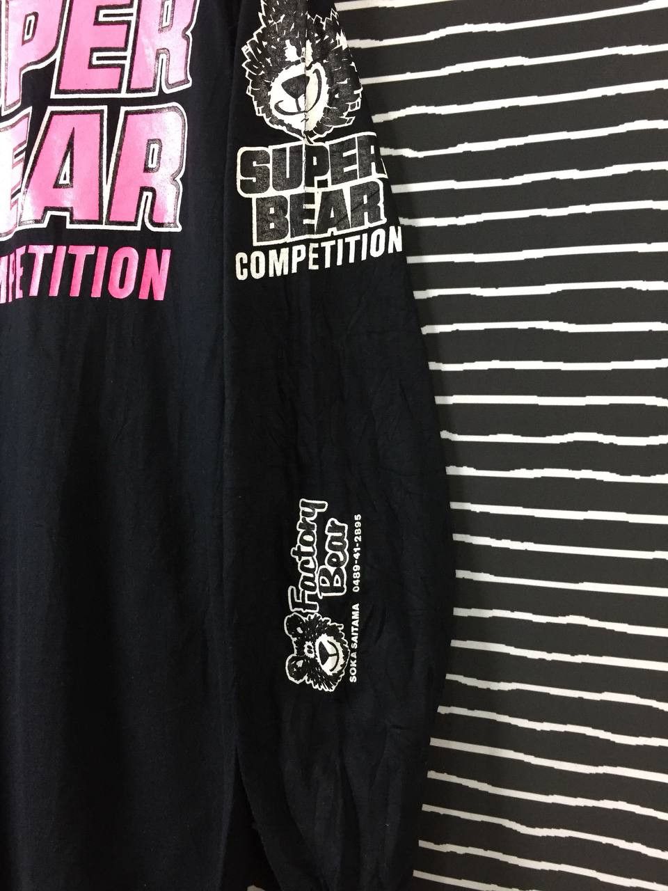 Hanes Vtg 90s Super Bear Factory Bear BMX Longsleeve Tee Size US M / EU 48-50 / 2 - 4 Thumbnail