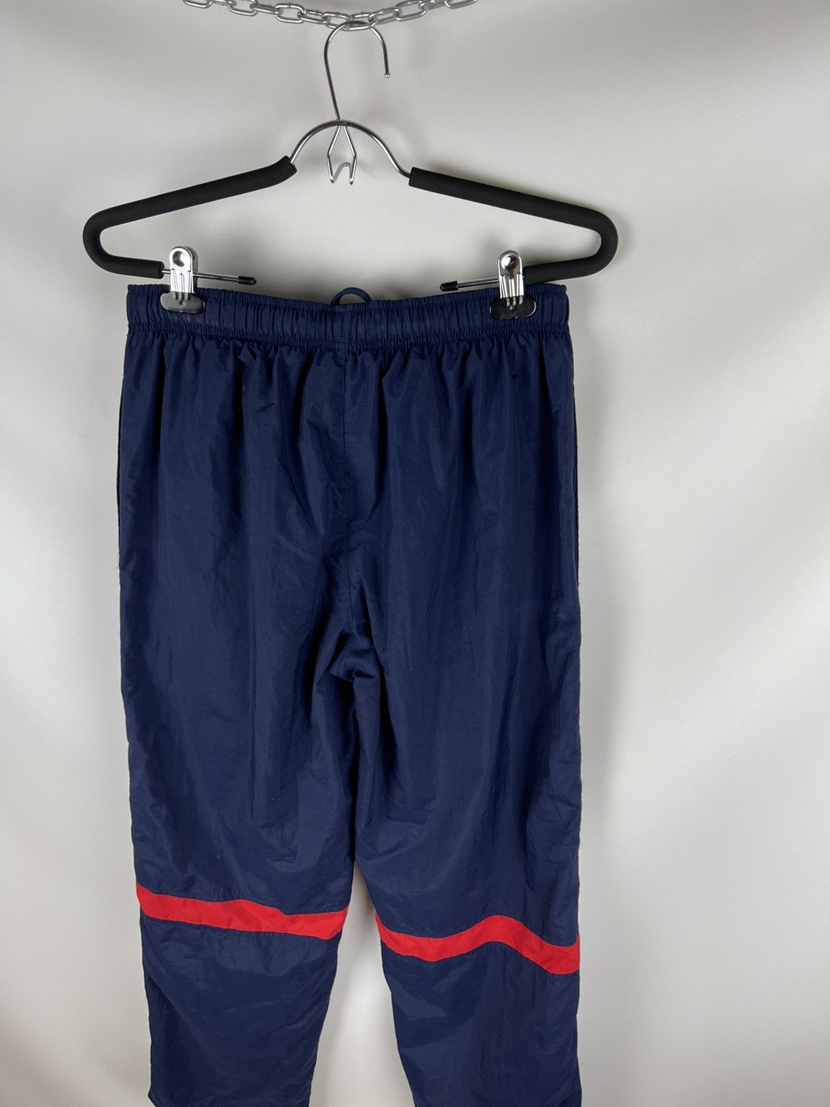 Nike Nike vintage y2k navy red stripes track pants swoosh drill Size US 32 / EU 48 - 7 Thumbnail